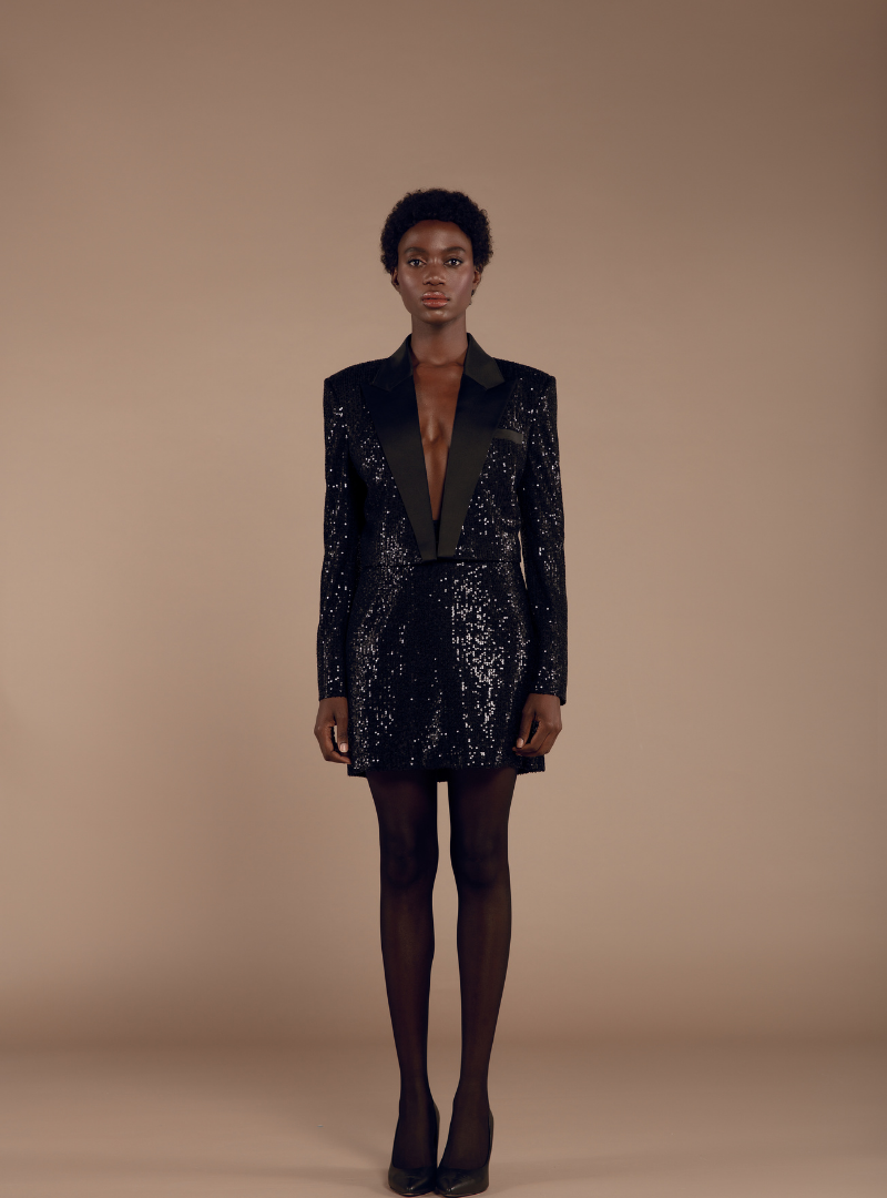 Sequin Mini Blazer