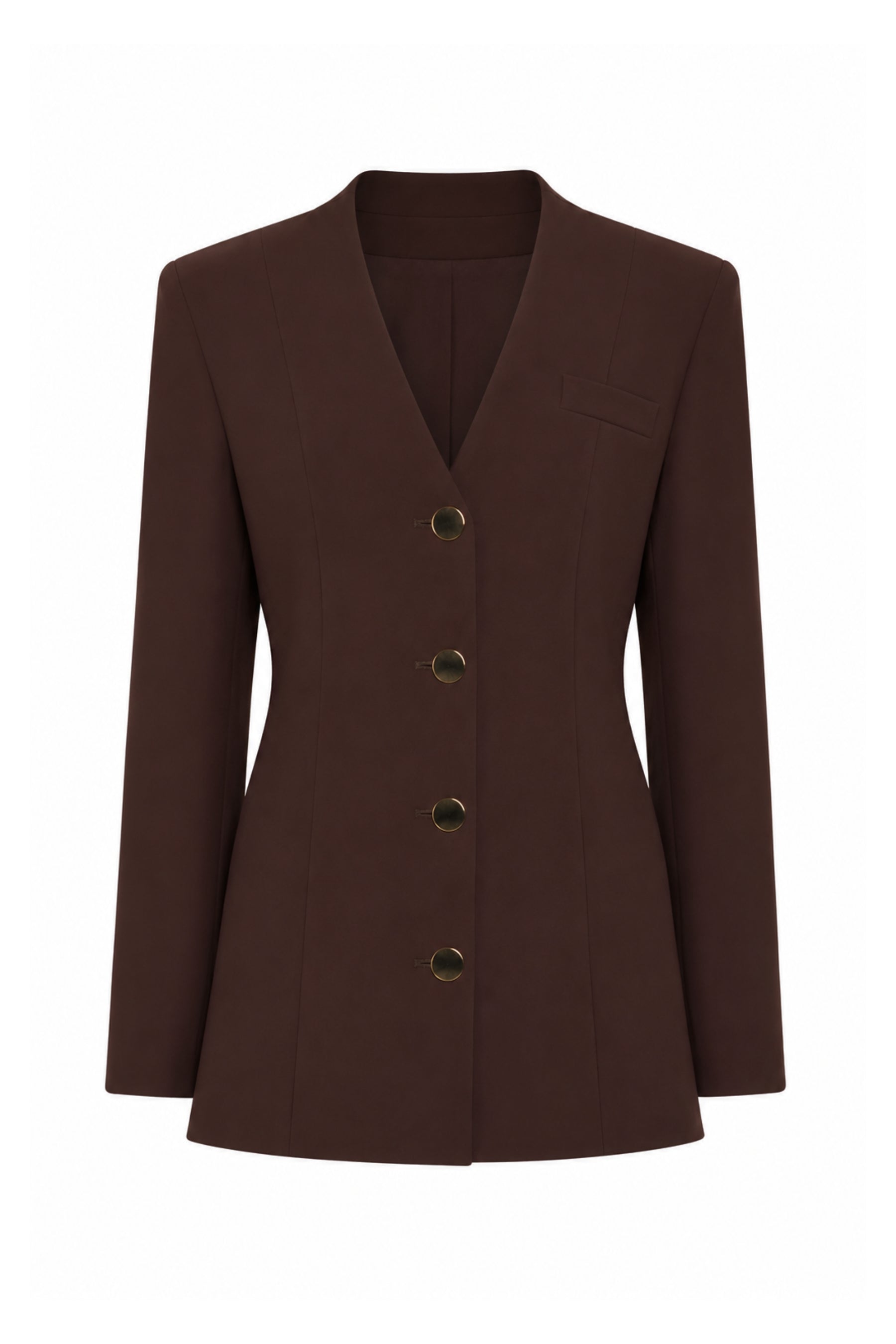 Sophisticated Lapel-Free Co-Ord
