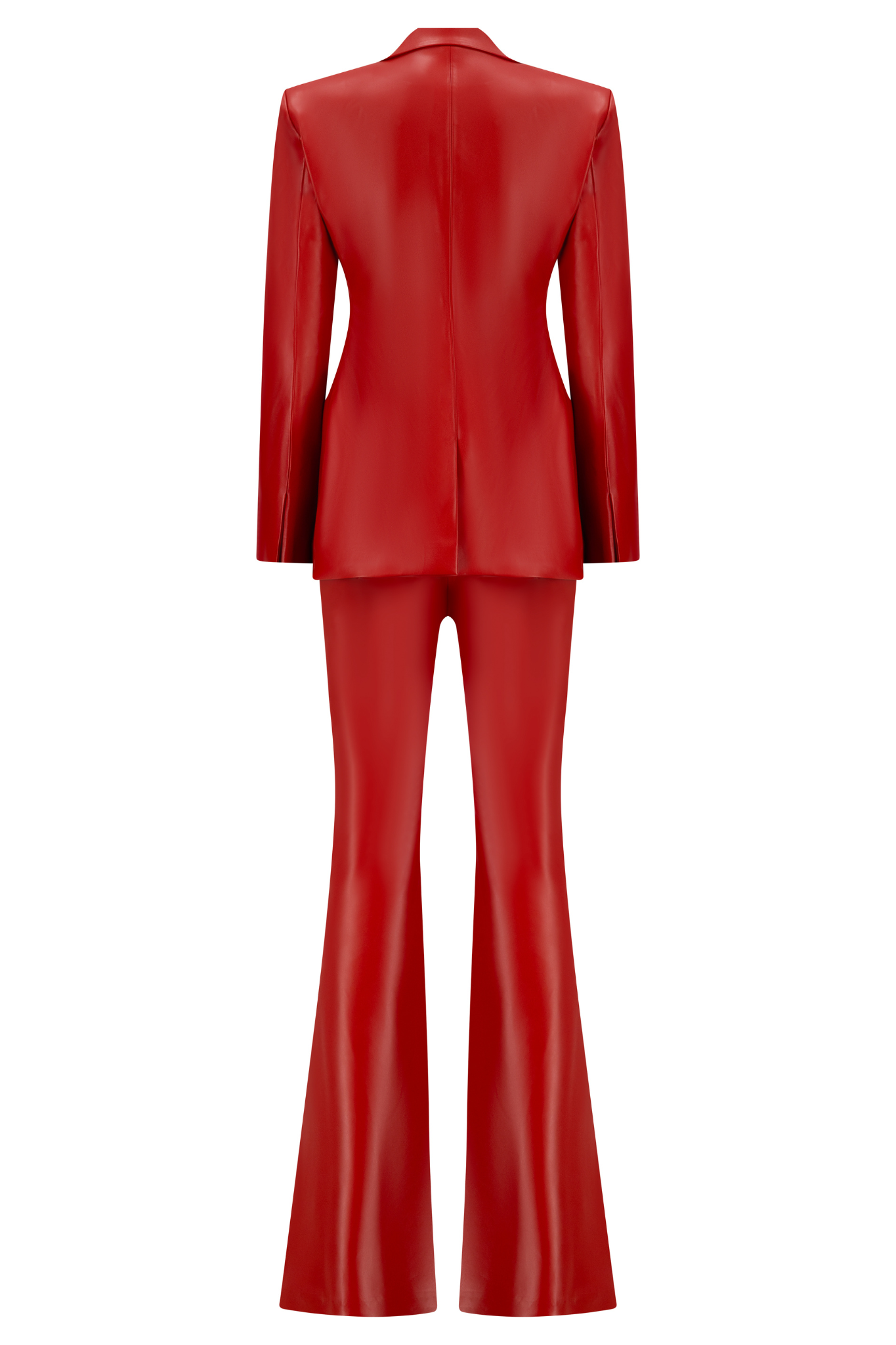 Urban Elegance Vegan Leather Blazer