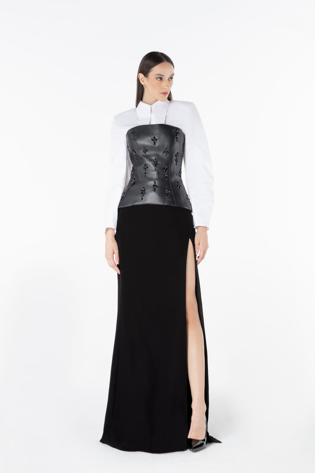Corset Poplin Shirt