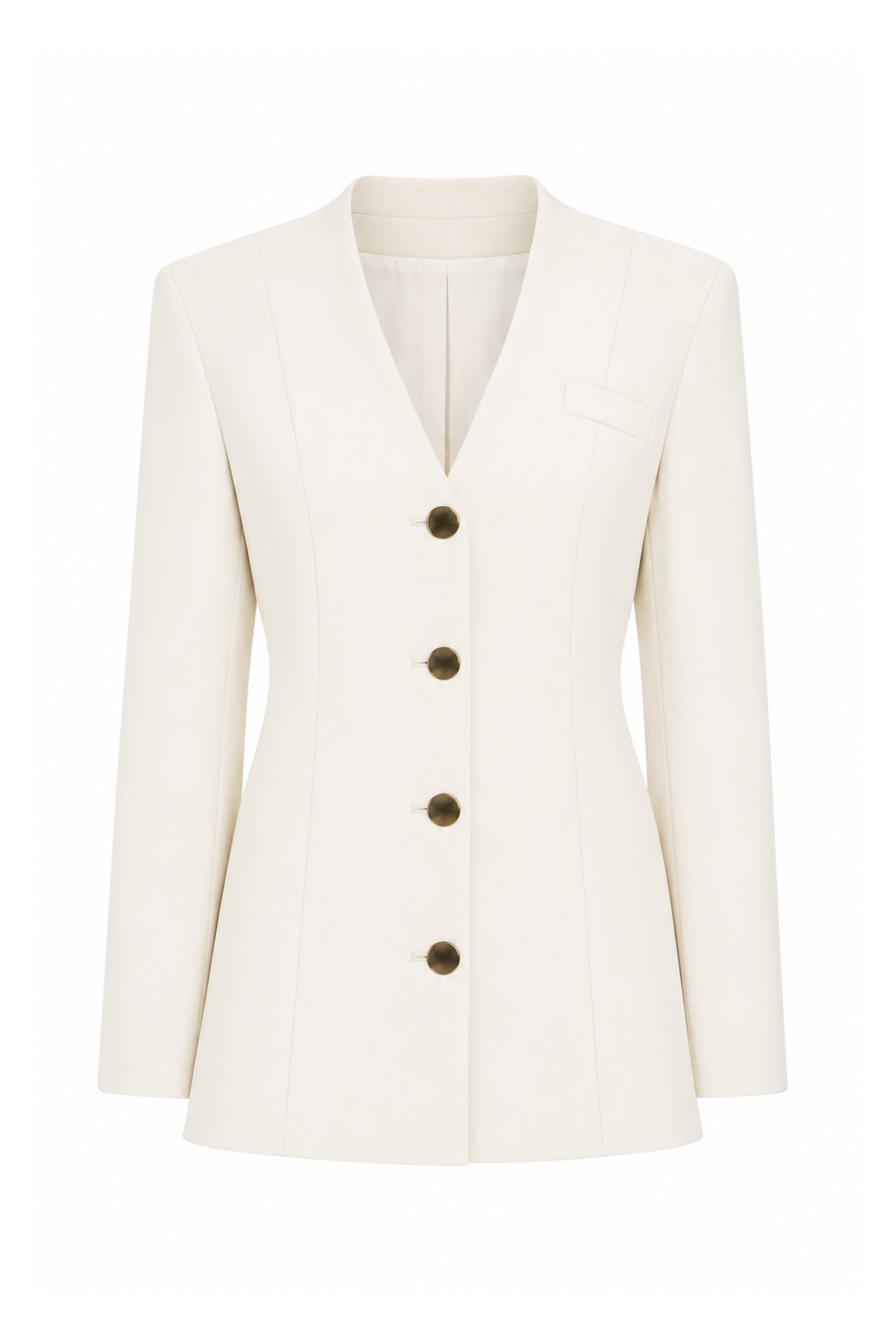 Sophisticated Lapel-Free Co-Ord