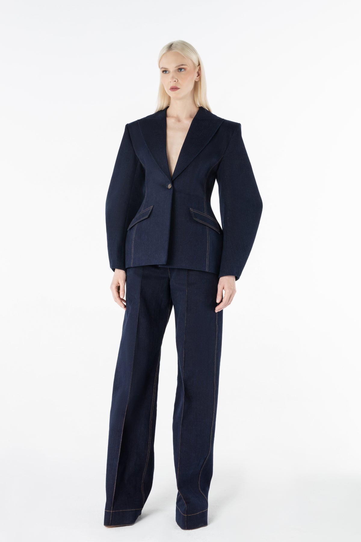 Denim Tailored Co-ord Set