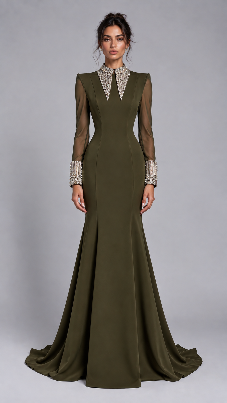 Sculpted Crystal Dress