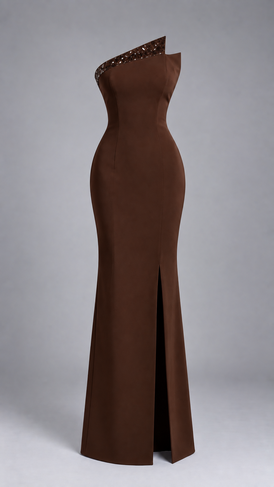 Crystal One-Shoulder Dress