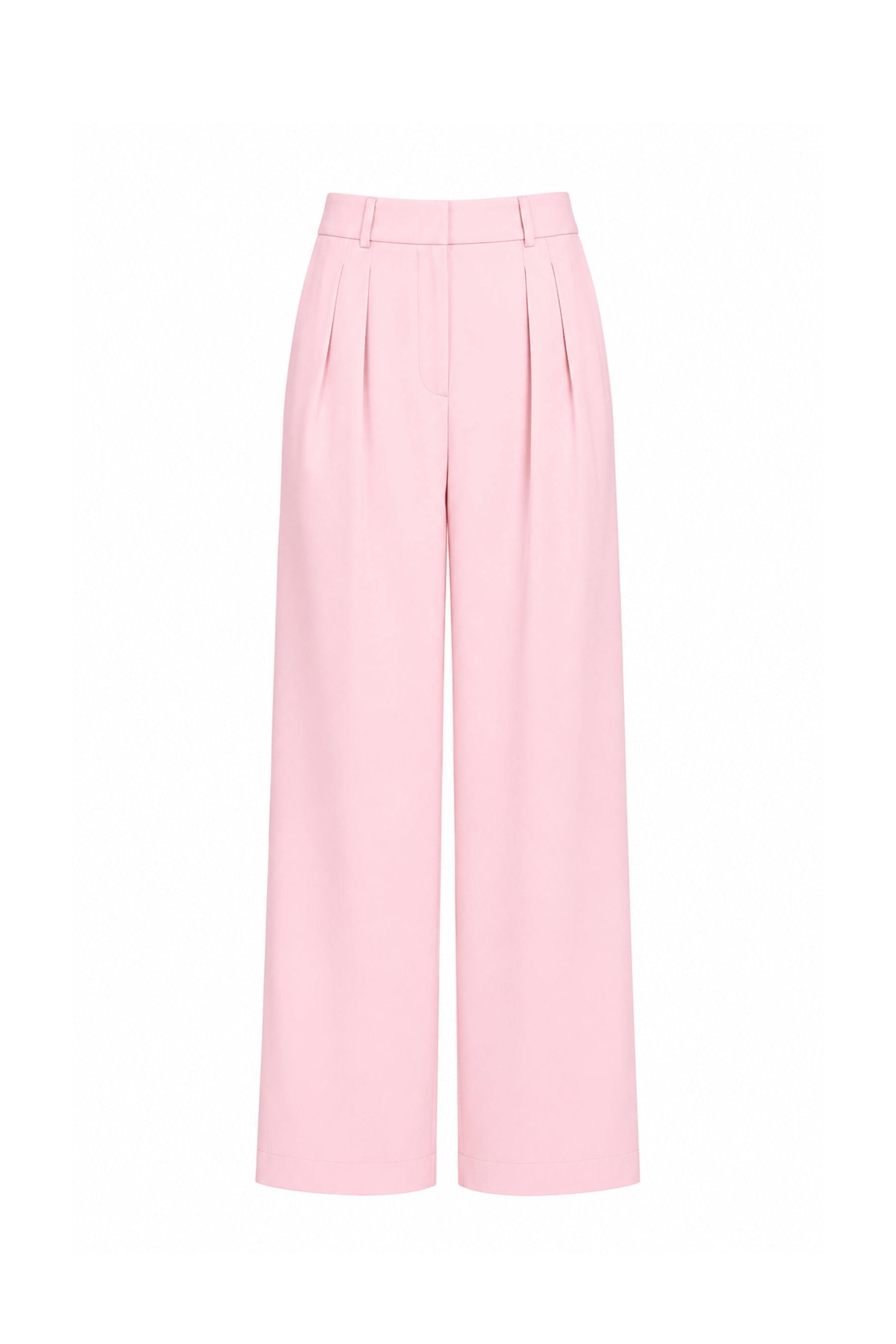 Plunge Crepe Vest & Tailored Jumpsuit Set