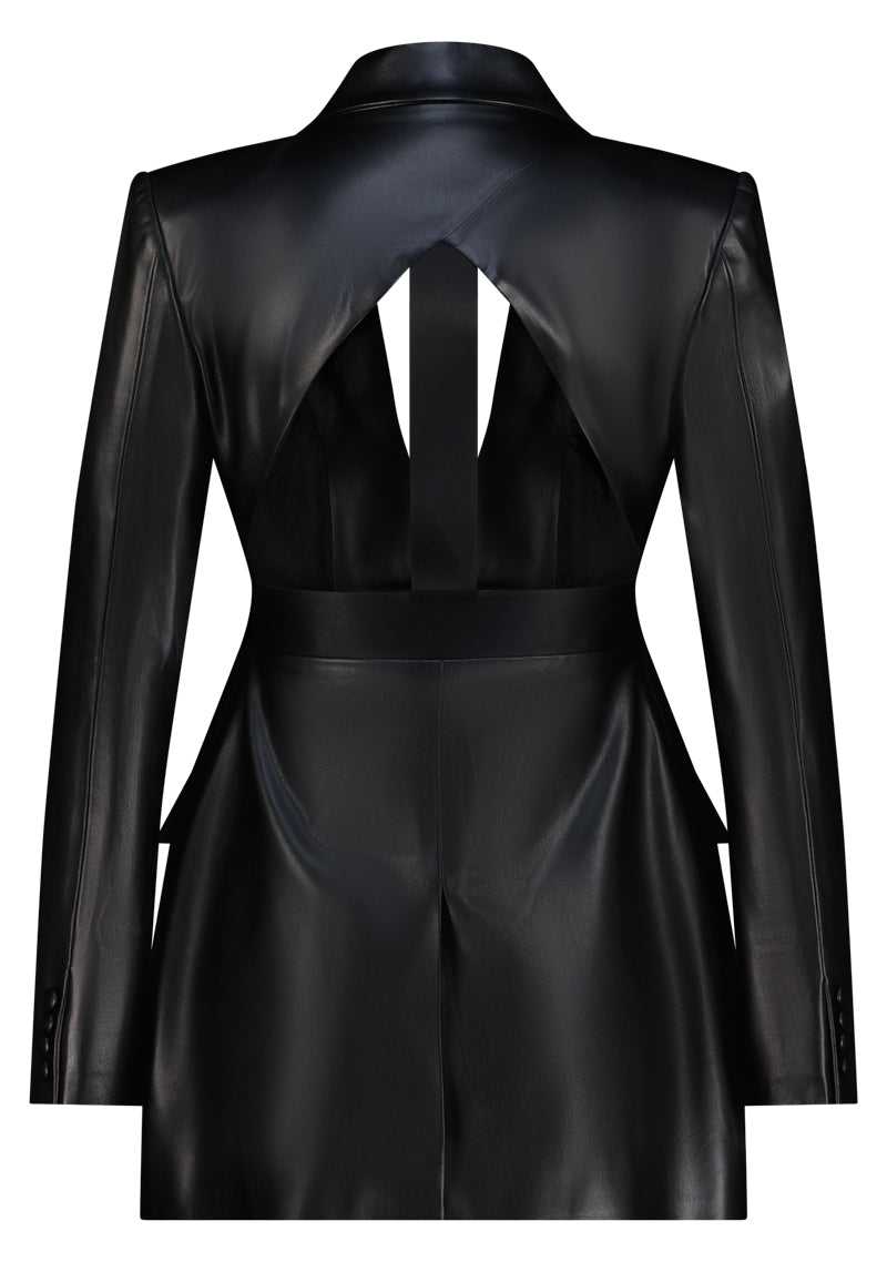 Vegan Leather Suit By Lili Blanc