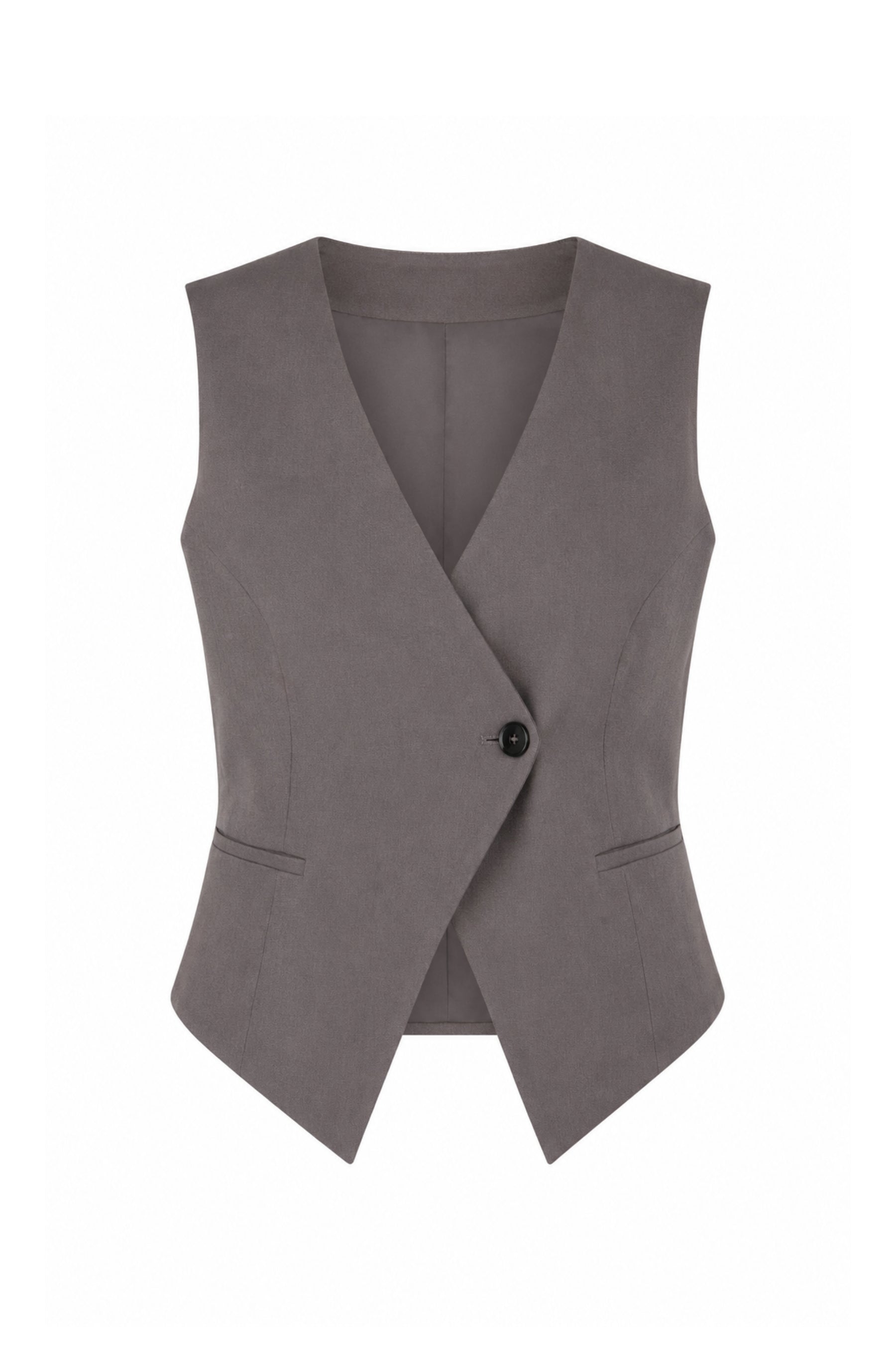 Refined Elegance Vest and Trouser Co-ord in Grey