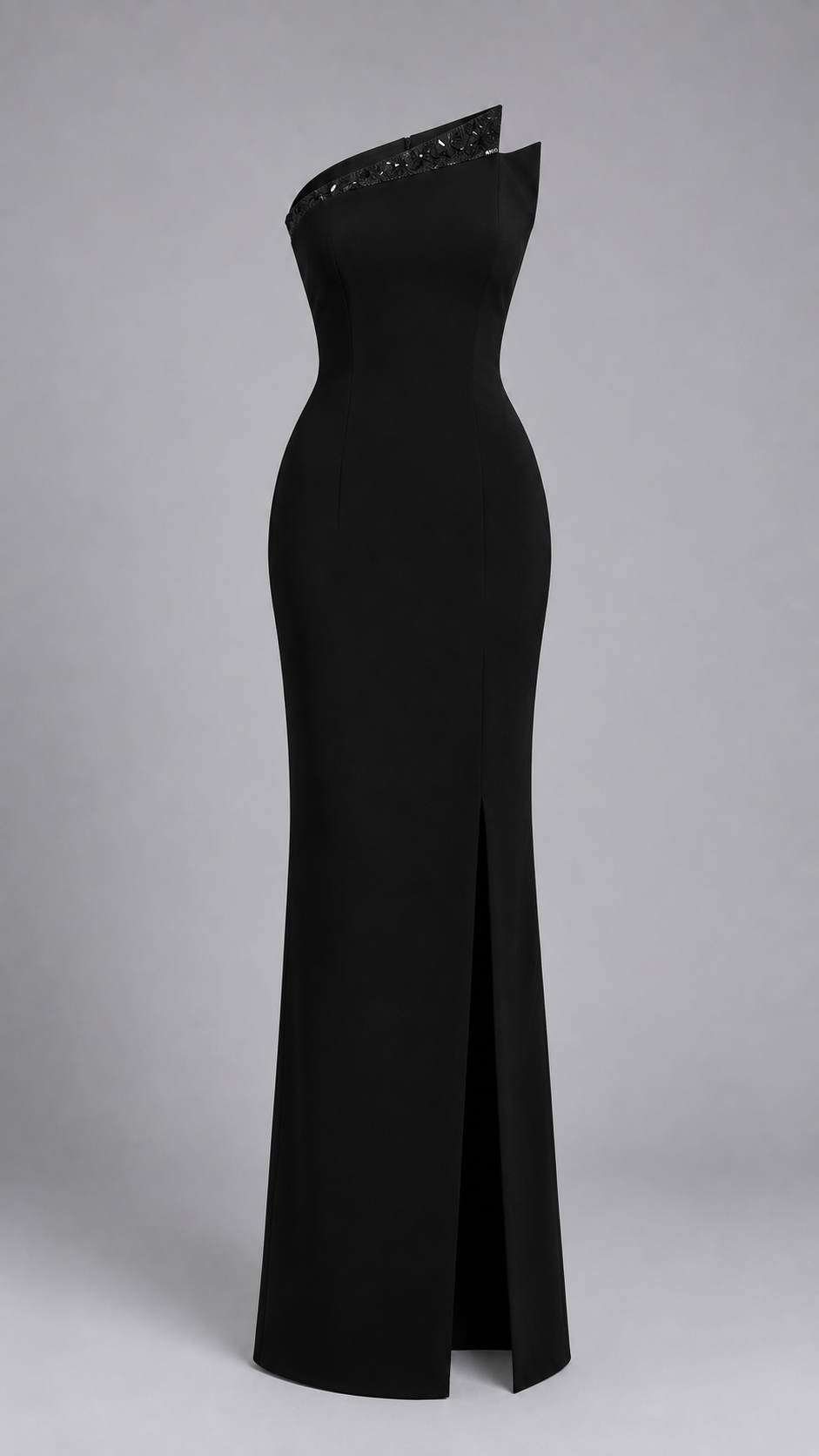 Crystal One-Shoulder Dress