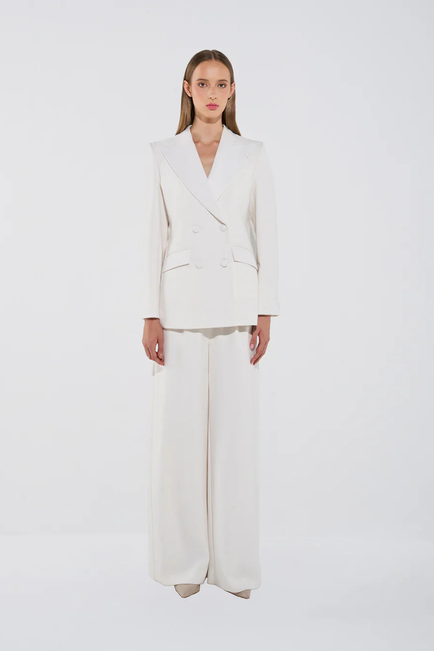 Effortless High-Waisted Wide-Leg Trousers