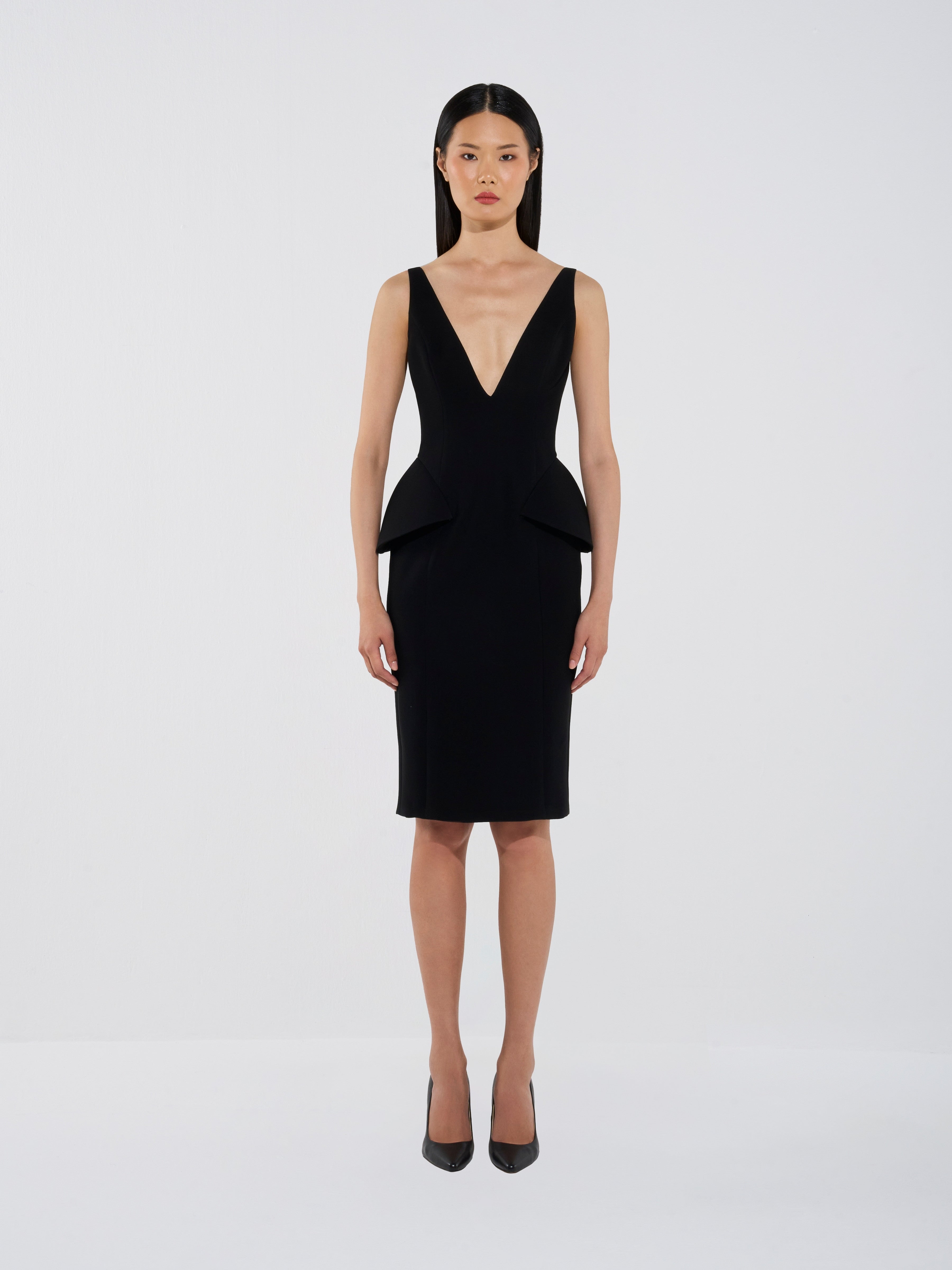Sophisticated Sleeveless Tailored Dress