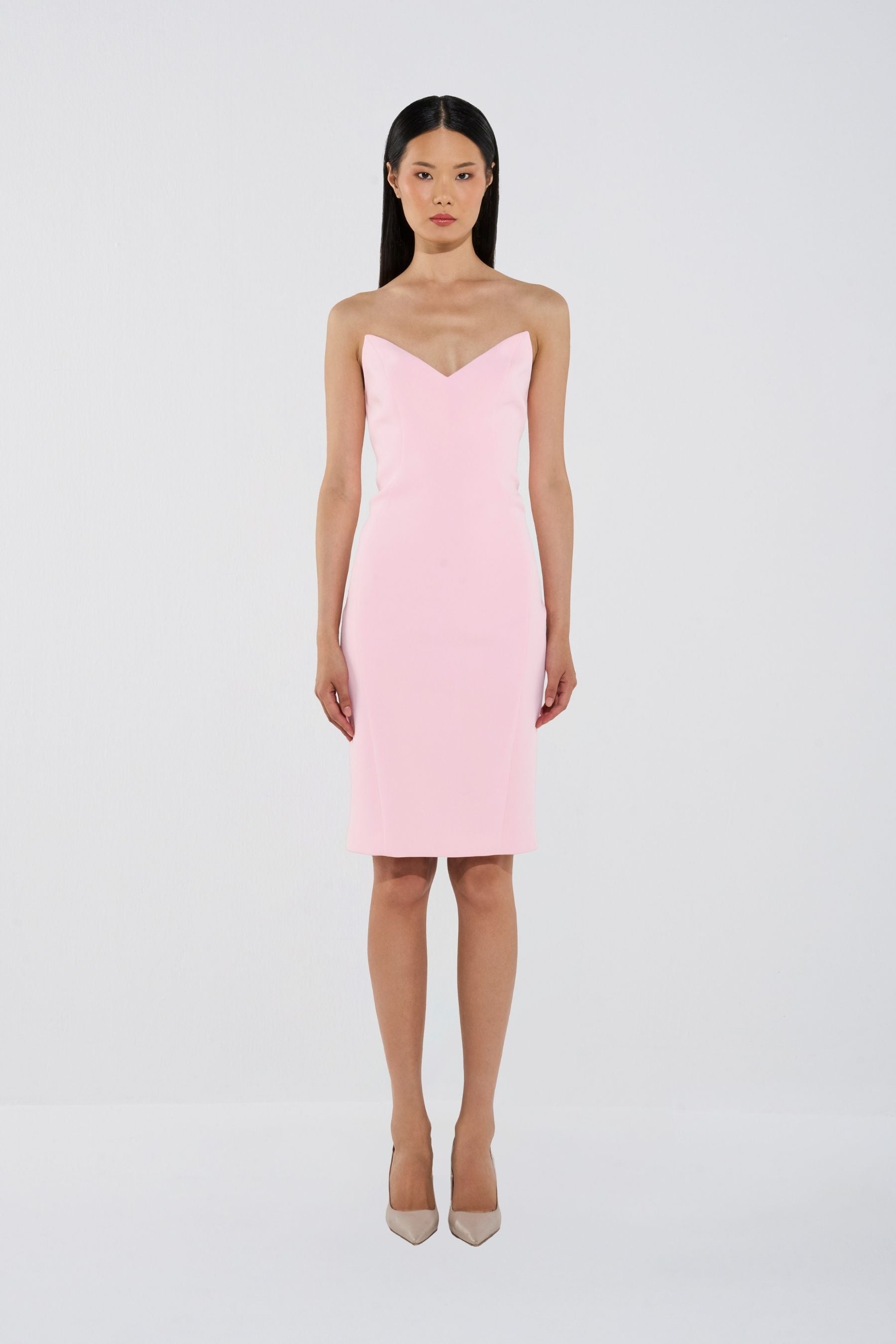 Strapless Sweetheart Pencil Dress