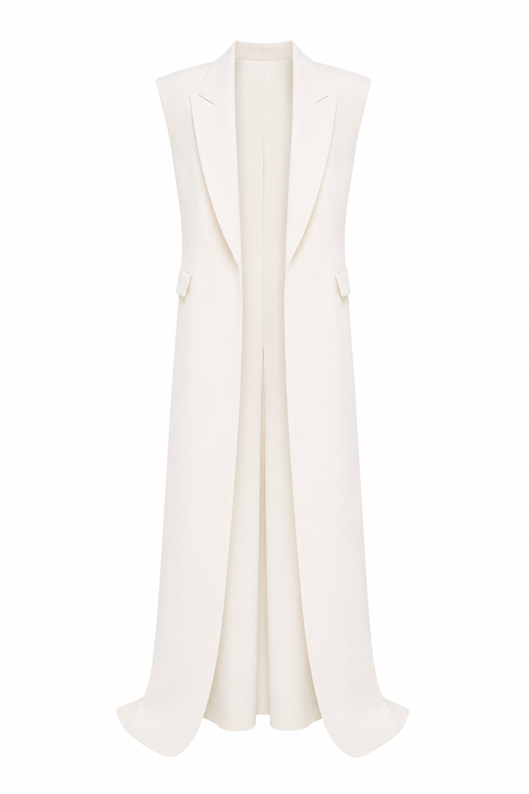 Plunge Crepe Vest & Tailored Jumpsuit Set