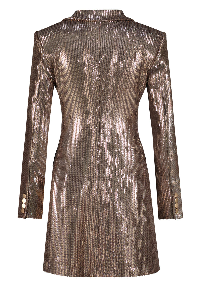 Sequin Skirt Suit By Lili Blanc