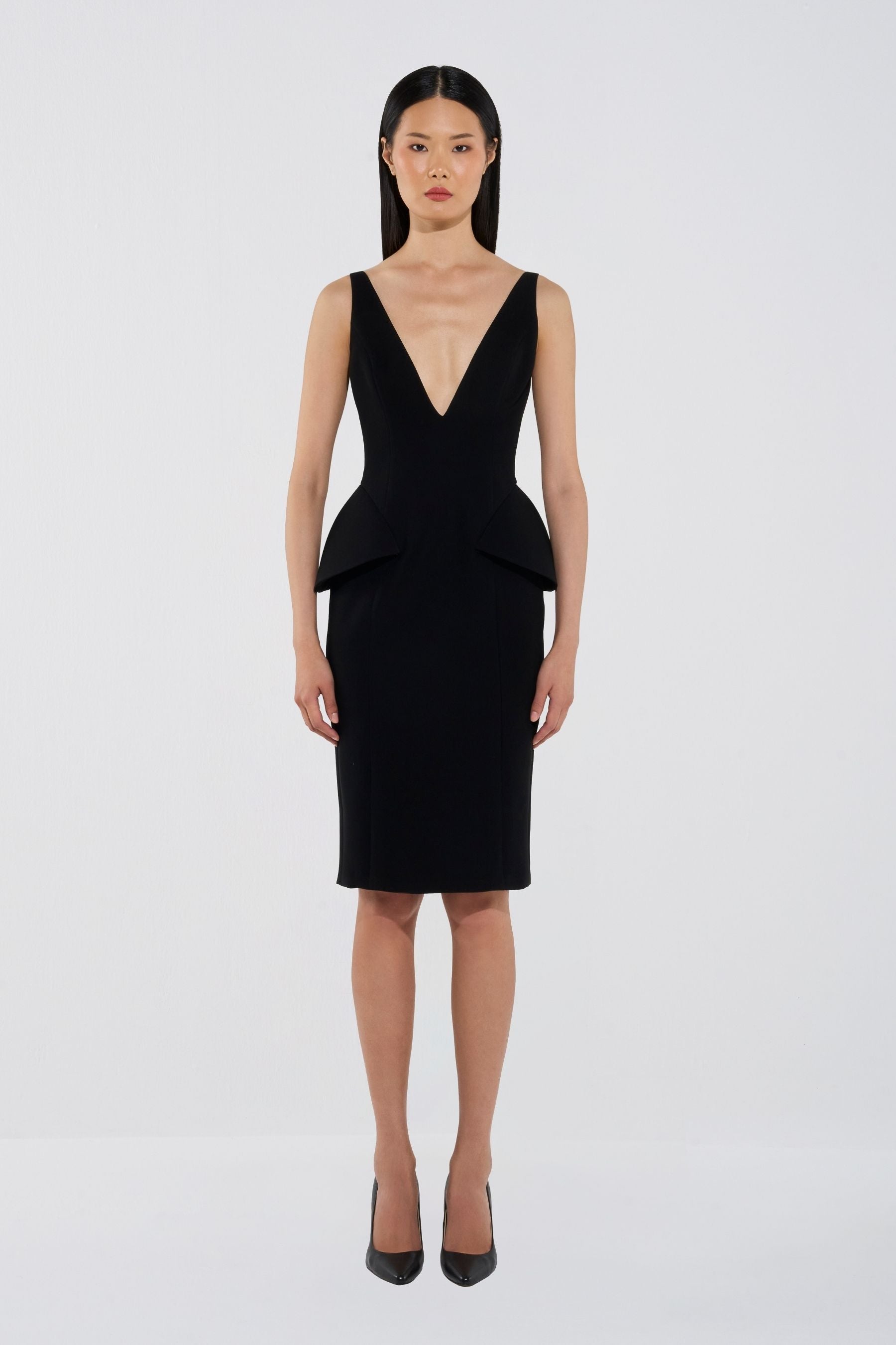 Sophisticated Sleeveless Tailored Dress