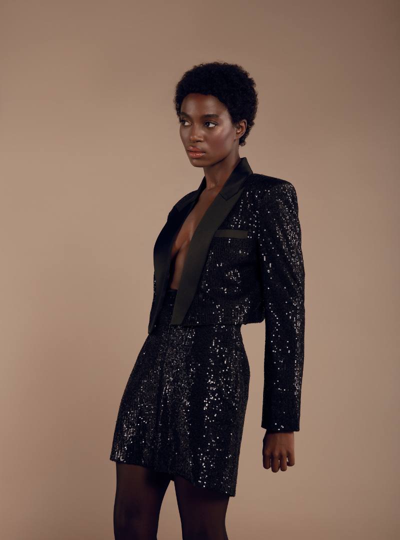Sequin Mini Blazer