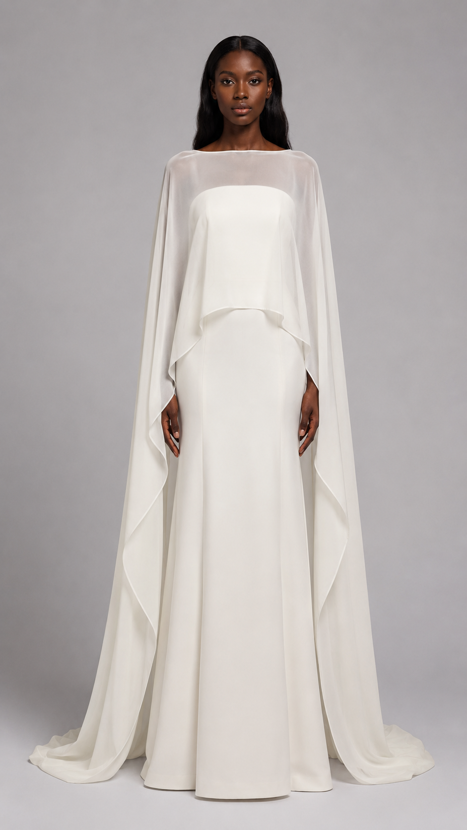 Cape Column Dress