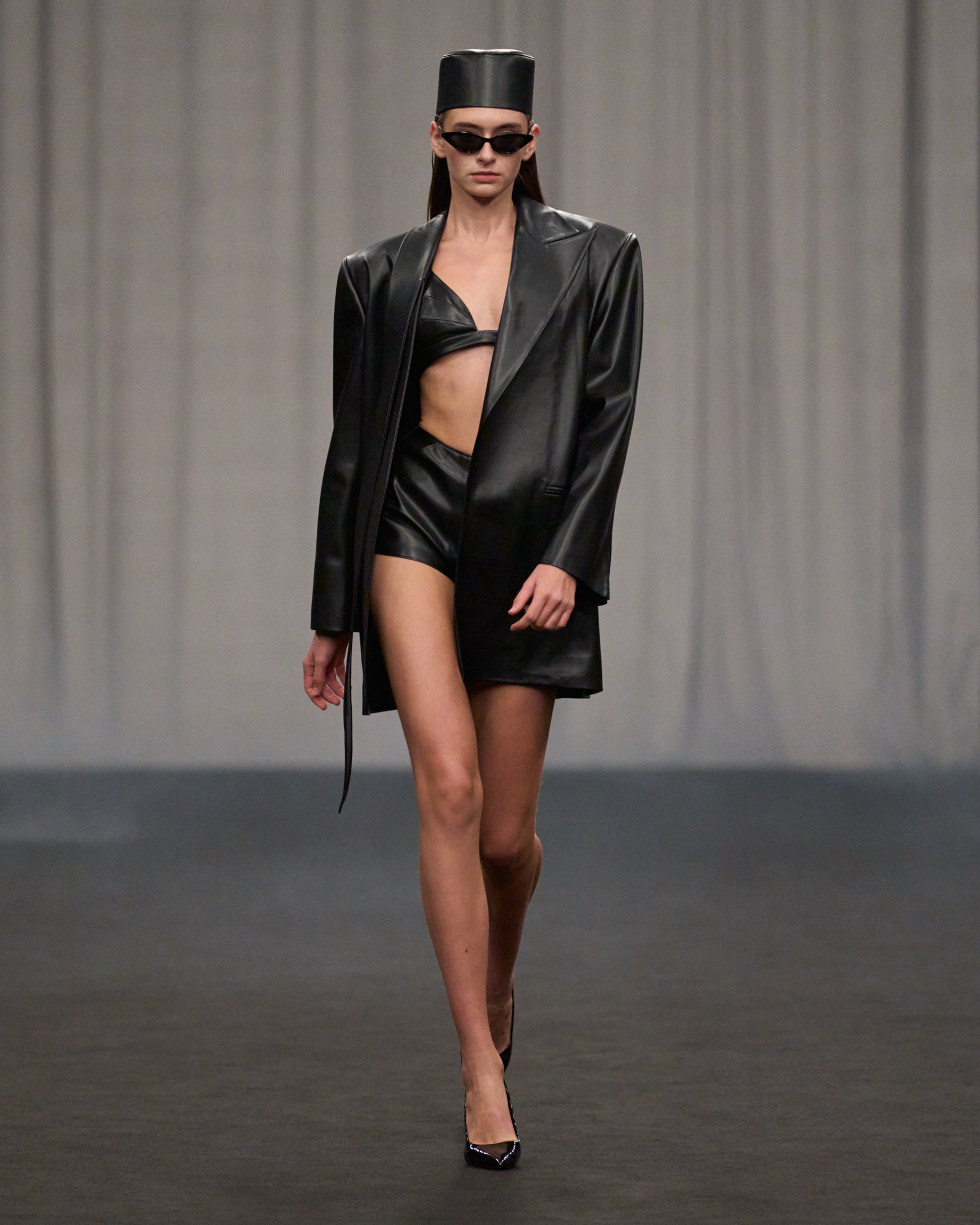 Sculpted Leather Three-Piece Set