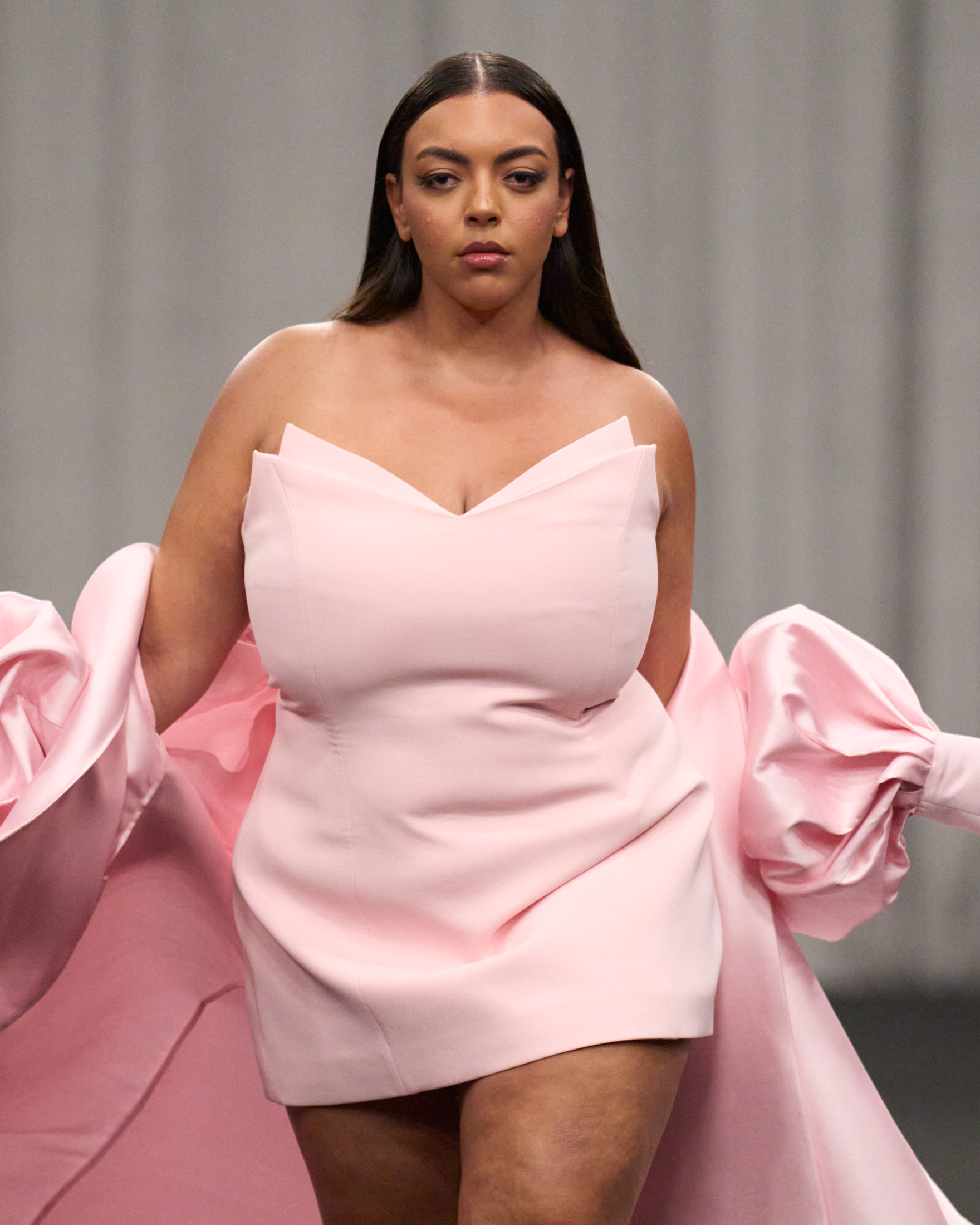 Strapless Body-Contouring Mini Dress