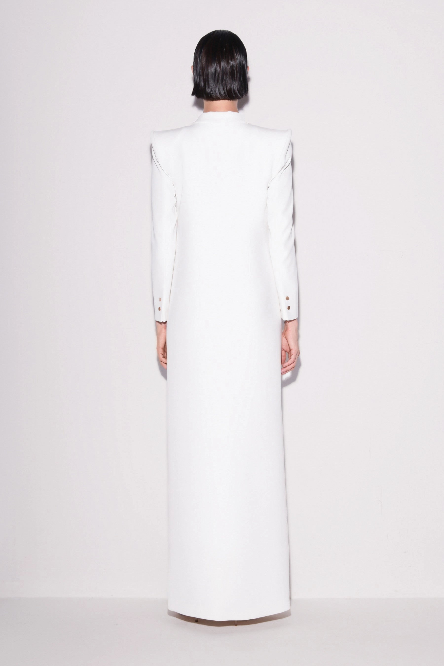 Commanding Silhouette Maxi Coat