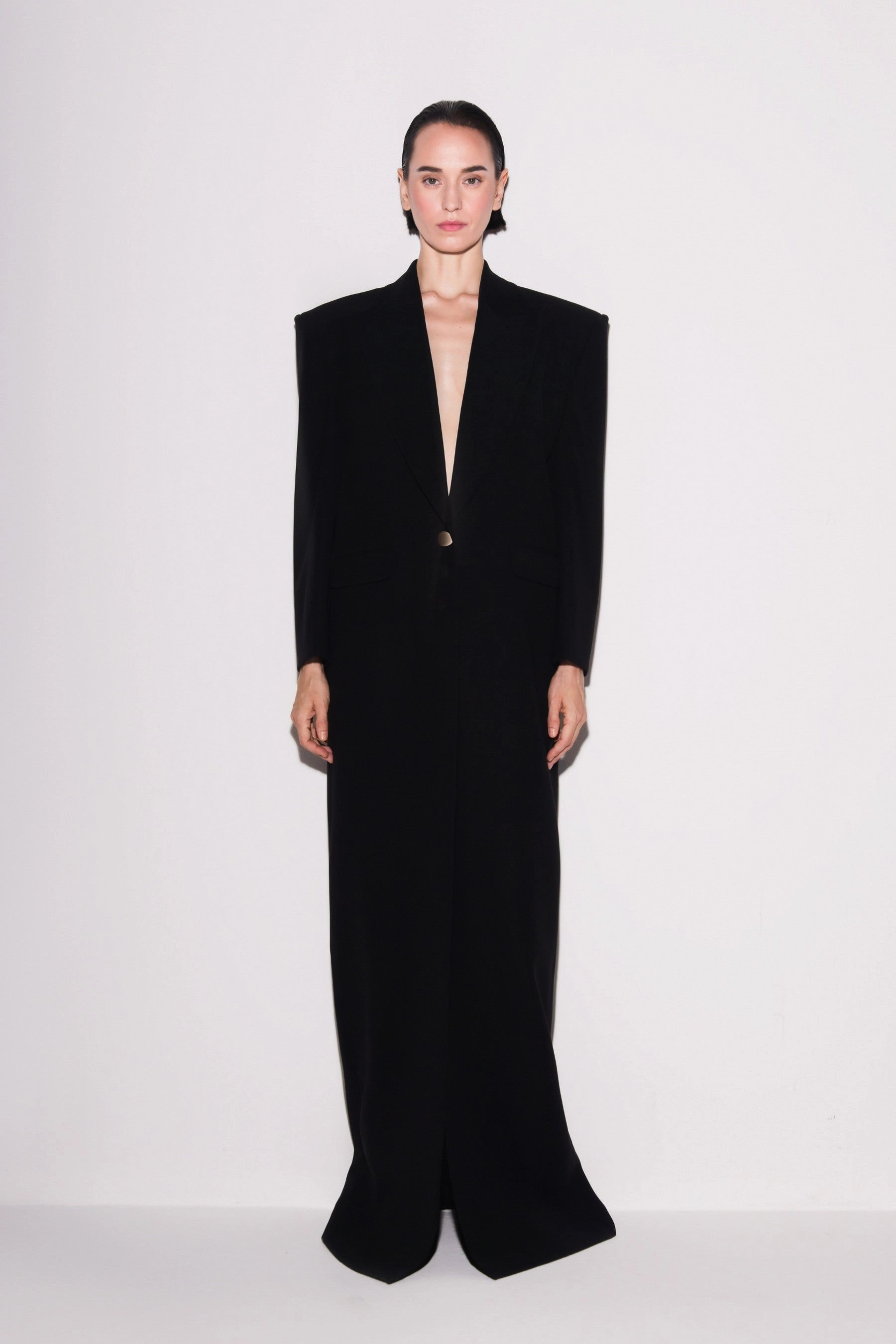 Sculptural Grace Coat