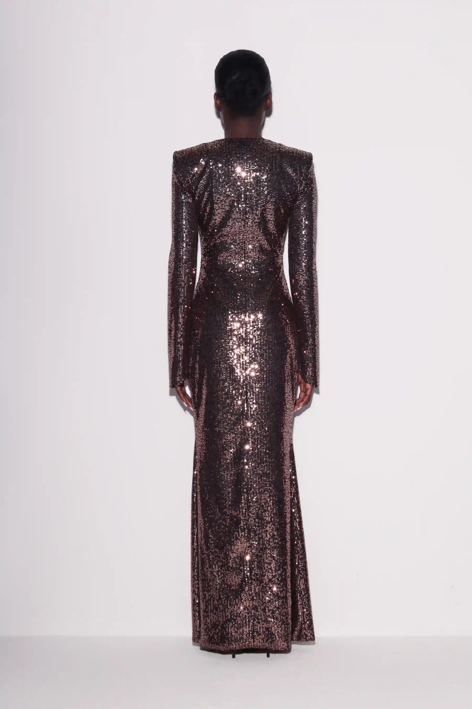Lustrous Sequin Gown