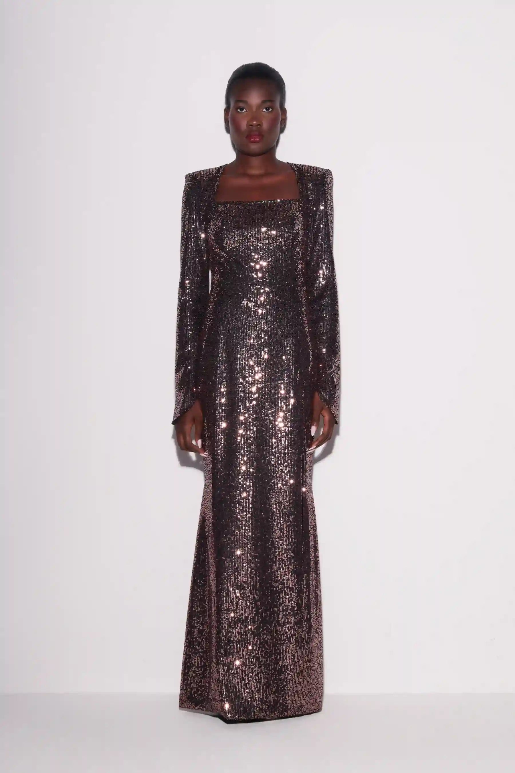 Lustrous Sequin Gown
