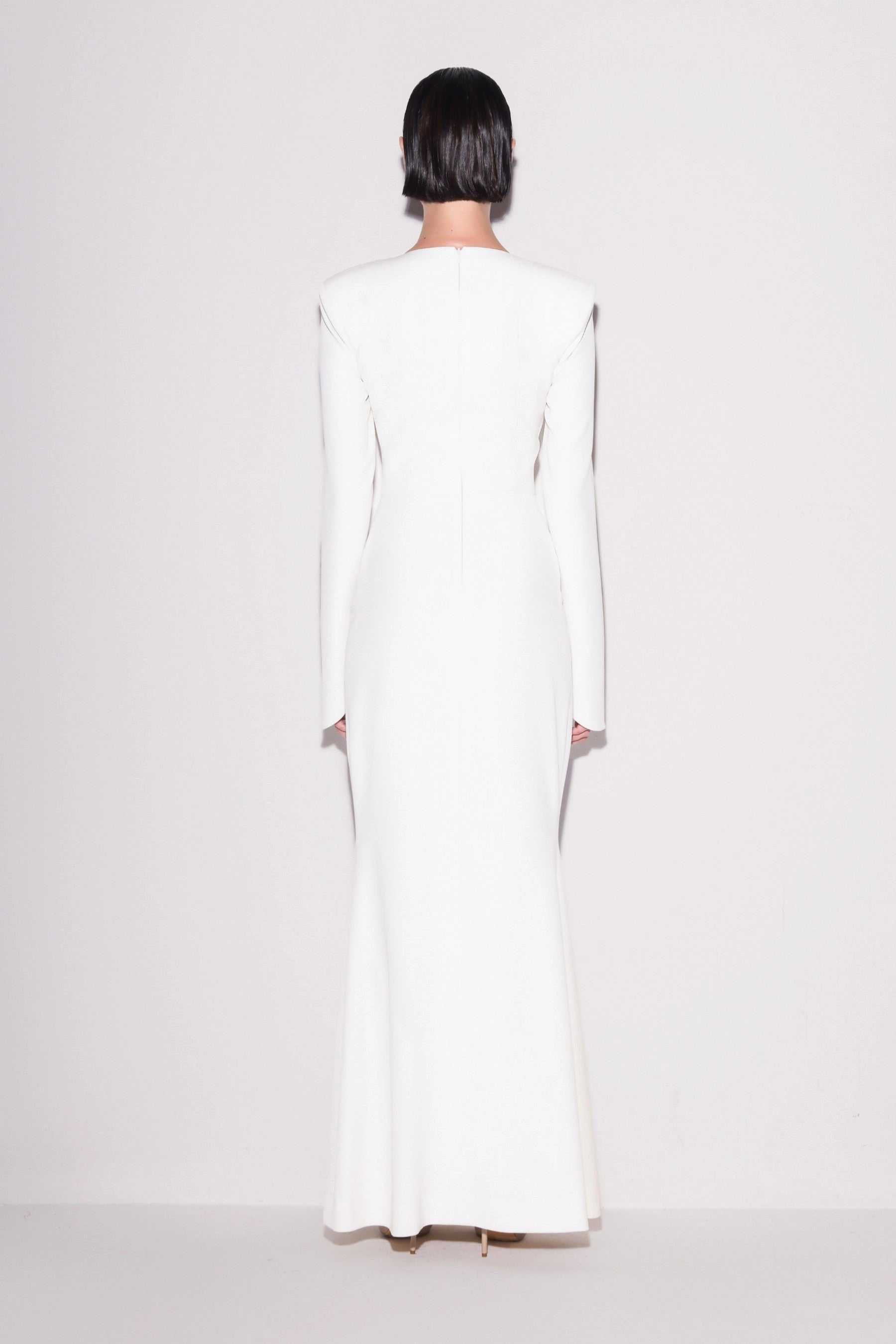 Timeless Crepe Mermaid Gown