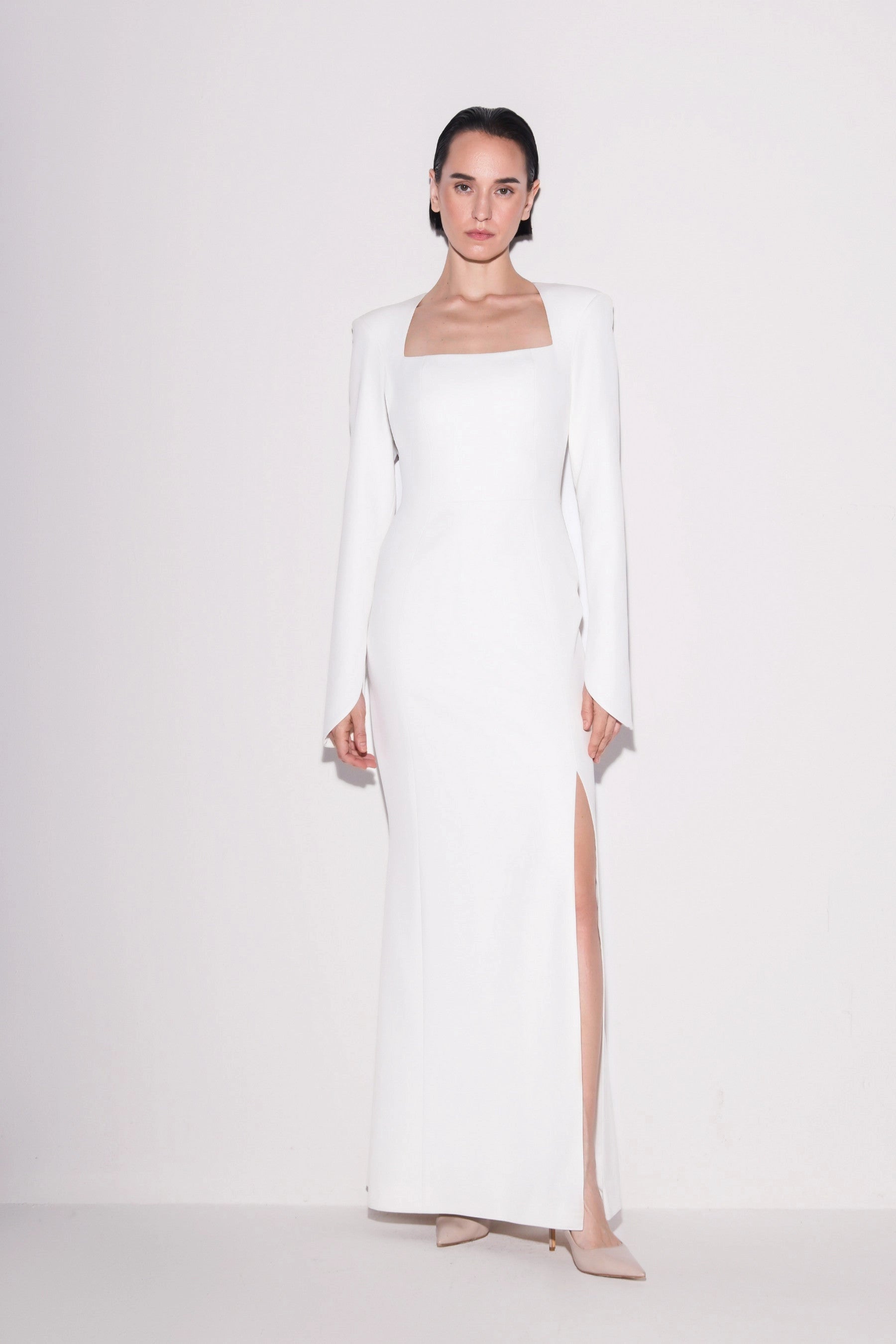 Timeless Crepe Mermaid Gown