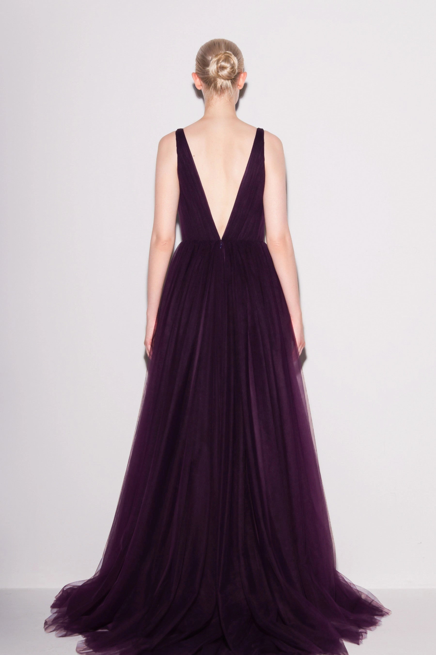 Ethereal Tulle A-line Gown