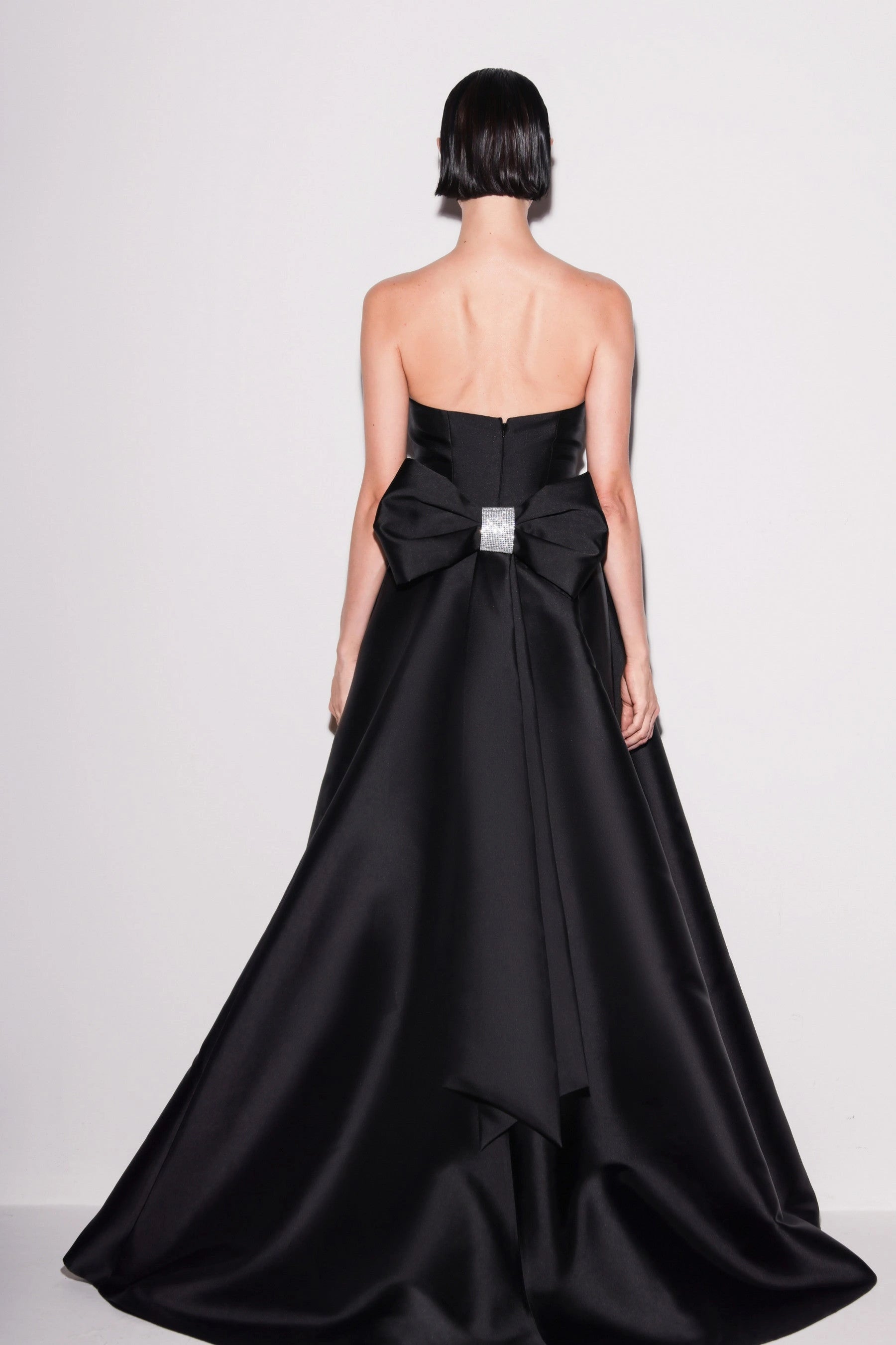 Luxury Mikado Strapless Gown