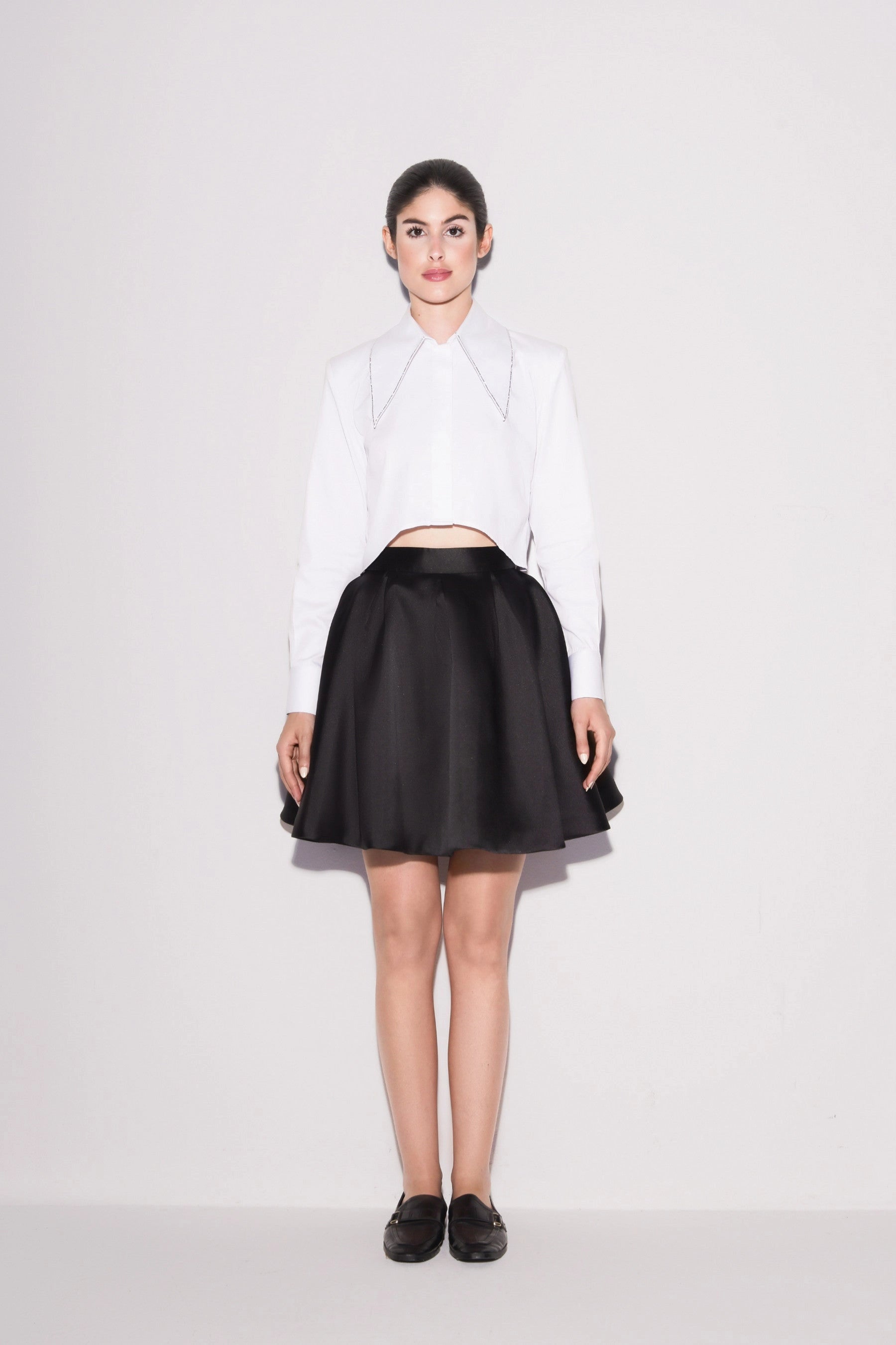 Elegance Mikado A-line Skirt