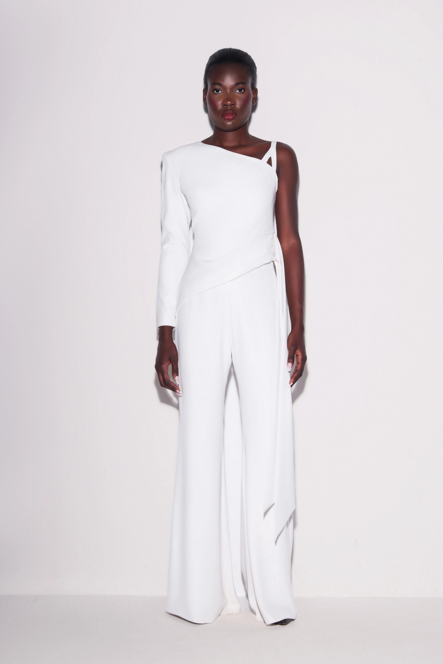 Scalptural One-Shoulder & Trouser Co-ord