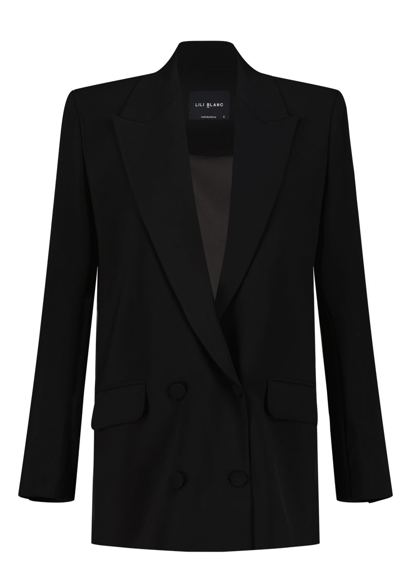 Oversized Blazer and Sequin Skirt Suit