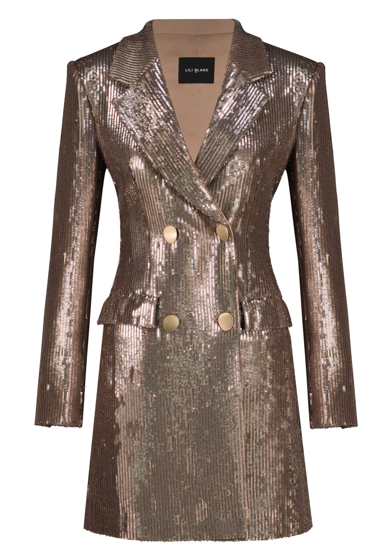 Sequin Skirt Suit