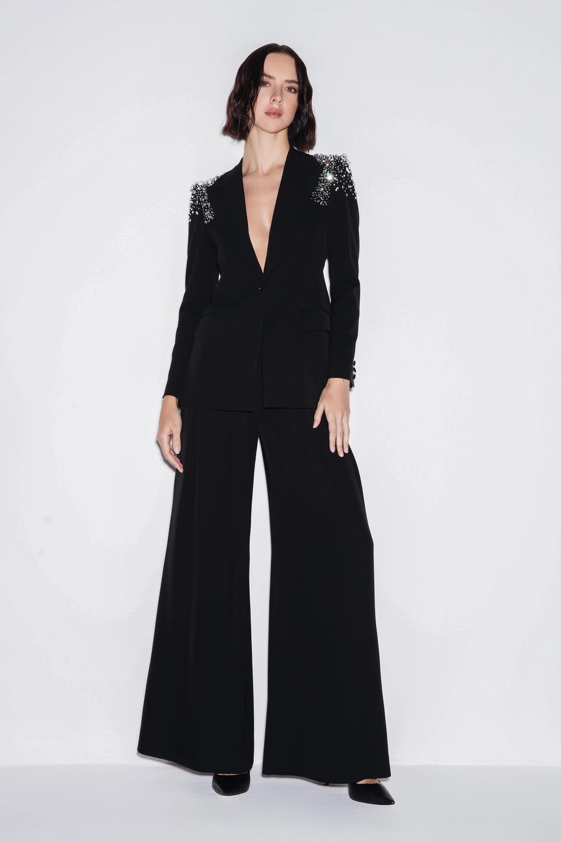 Regal Crepe Fitted Blazer