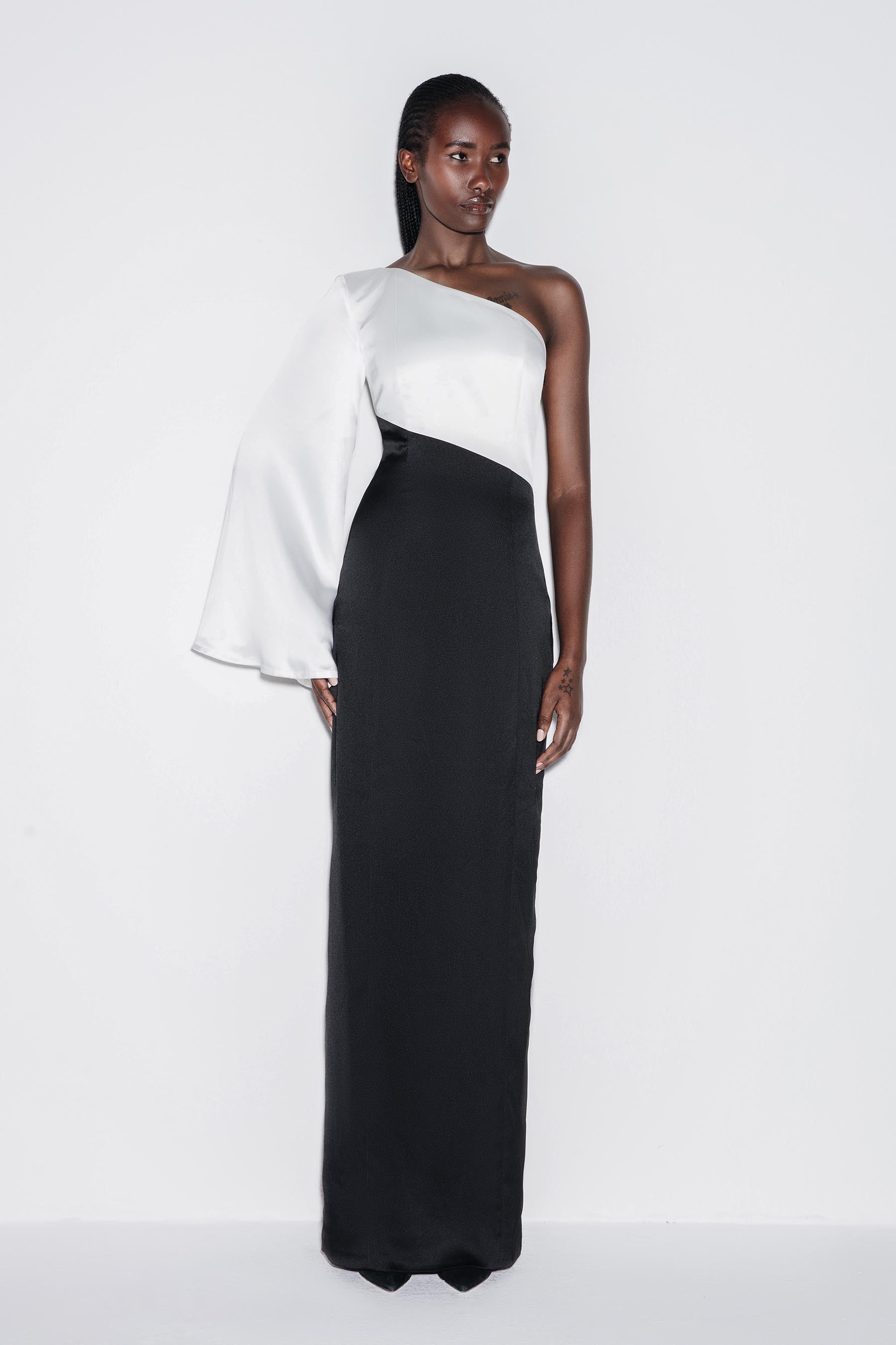 Satin Serenity Maxi Dress