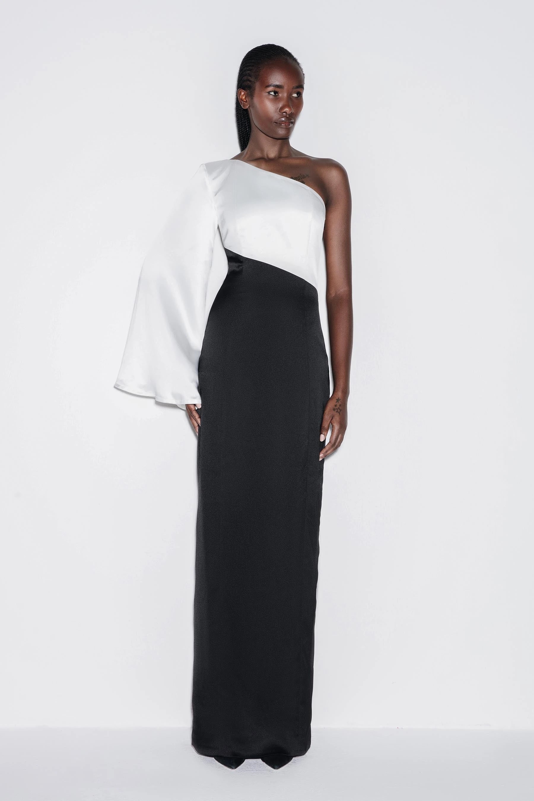 Satin Serenity Maxi Dress