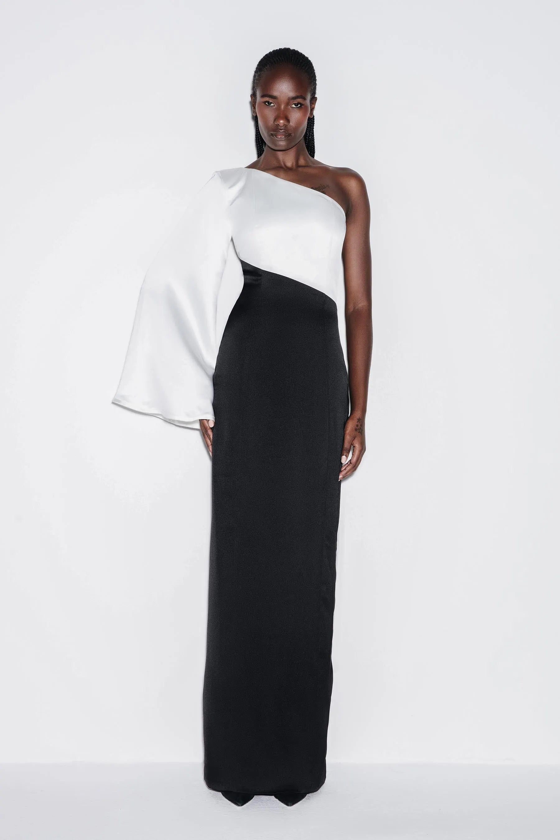 Satin Serenity Maxi Dress