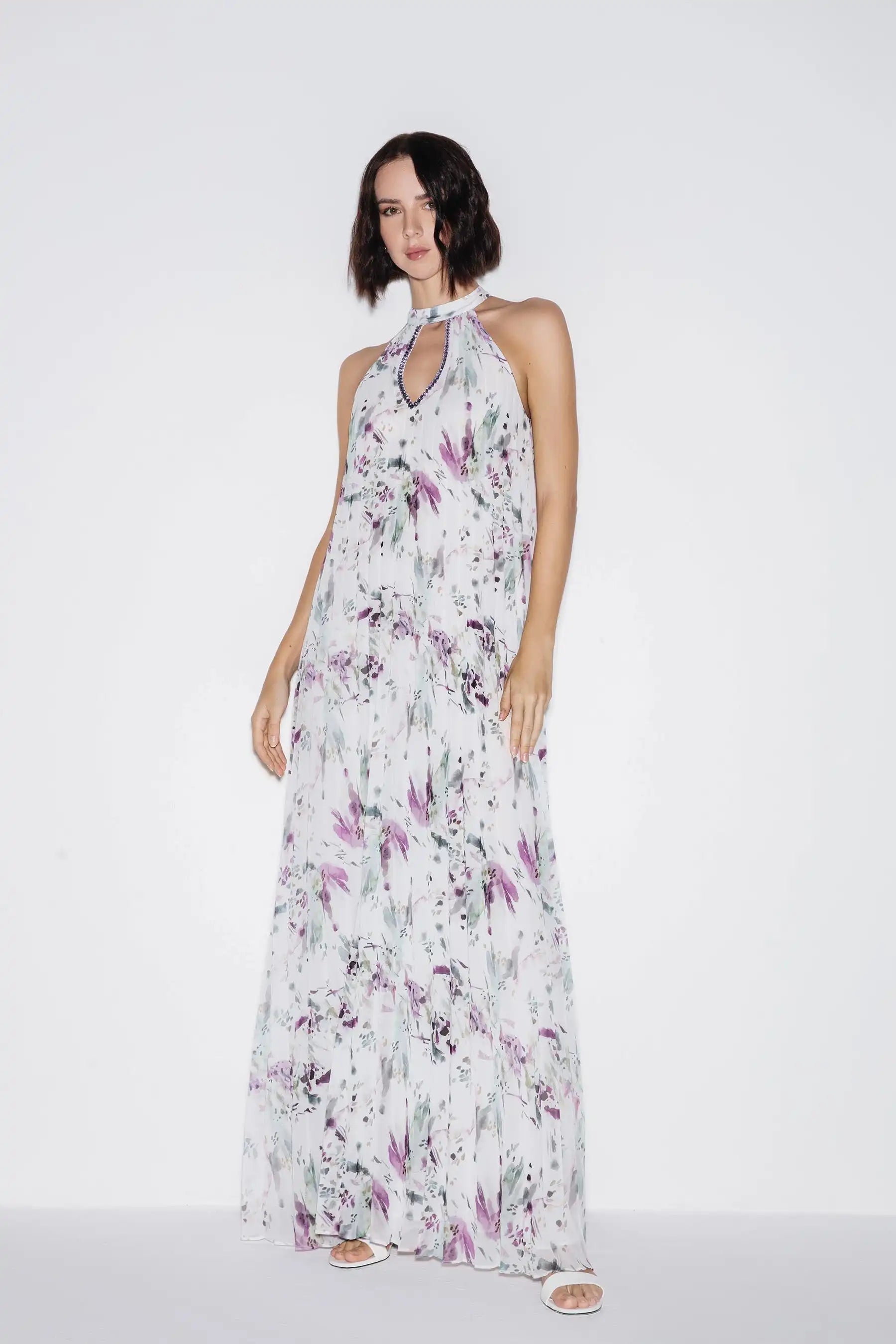 Floral Elegance Maxi Dress