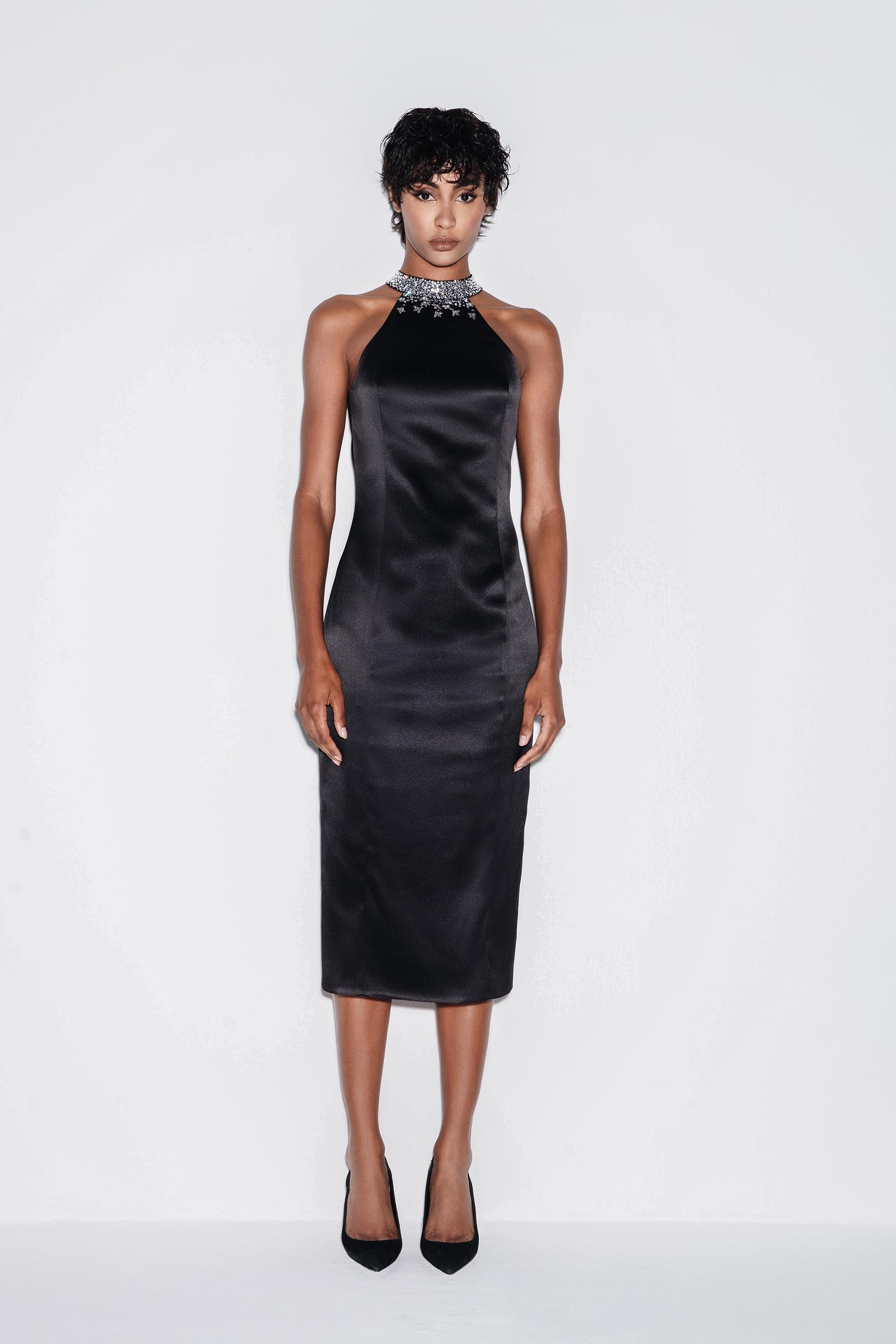 Crystal Chic Midi Dress