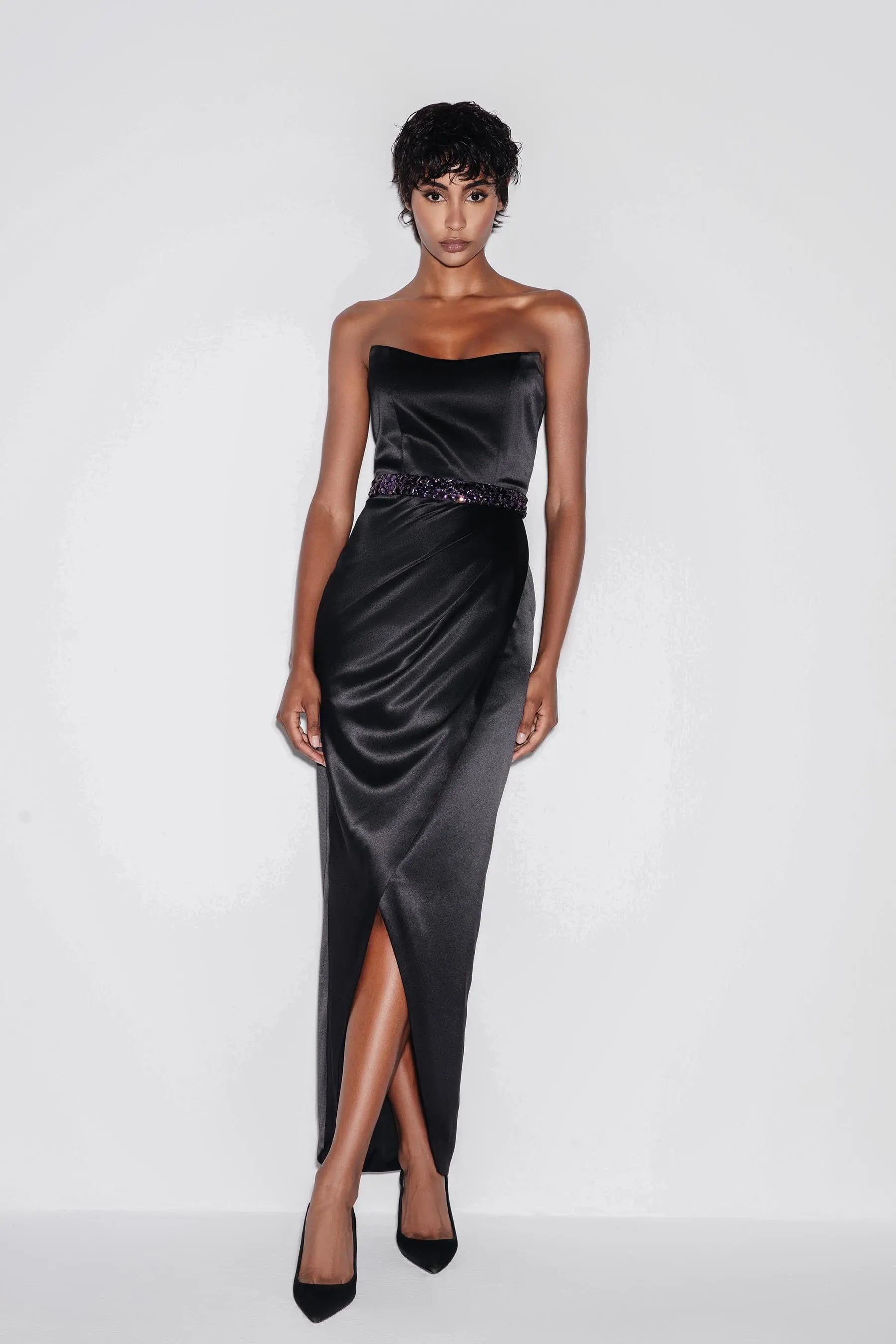 Glamour Curve Midi Dress