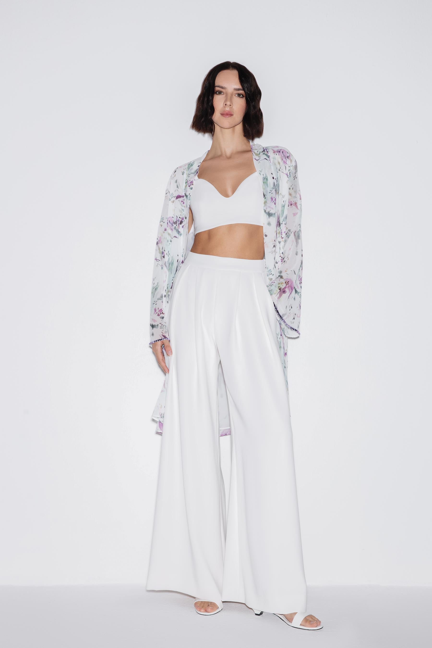 Floral Bliss Midi Kimono