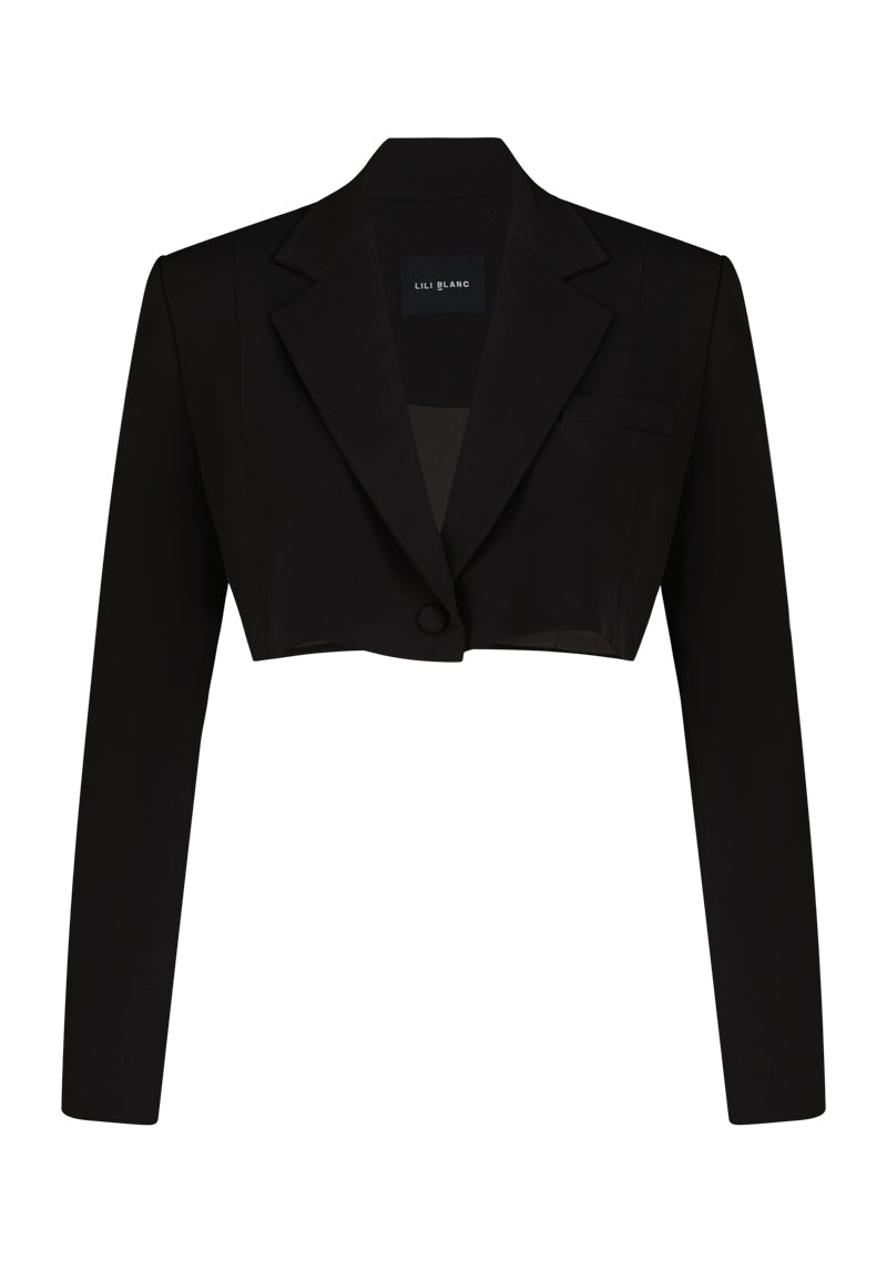 Edgy Mini Skirt Suit