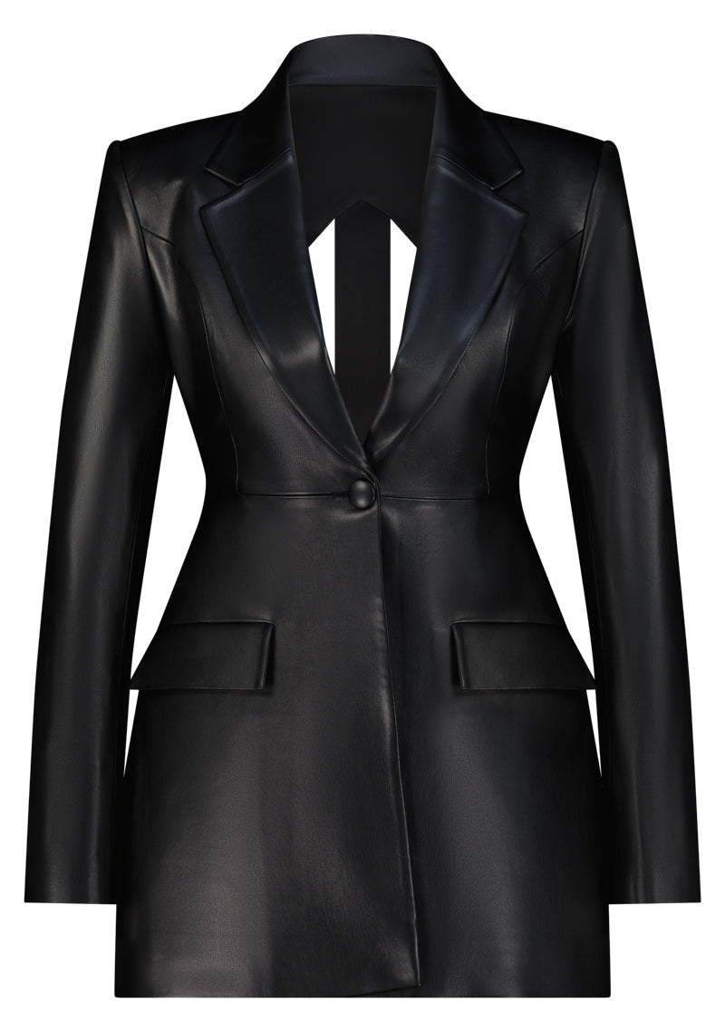 Vegan Leather Suit By Lili Blanc