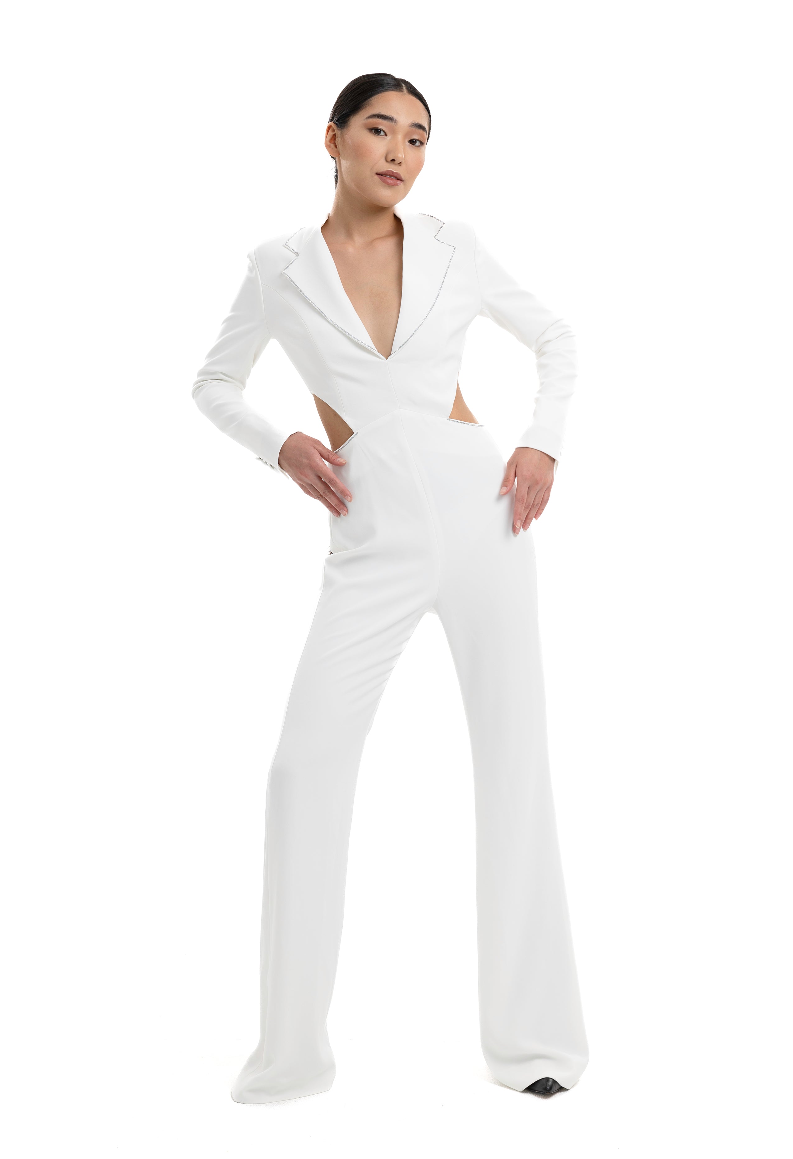 Lili Blanc's Classic Cut-Out Jumpsuit