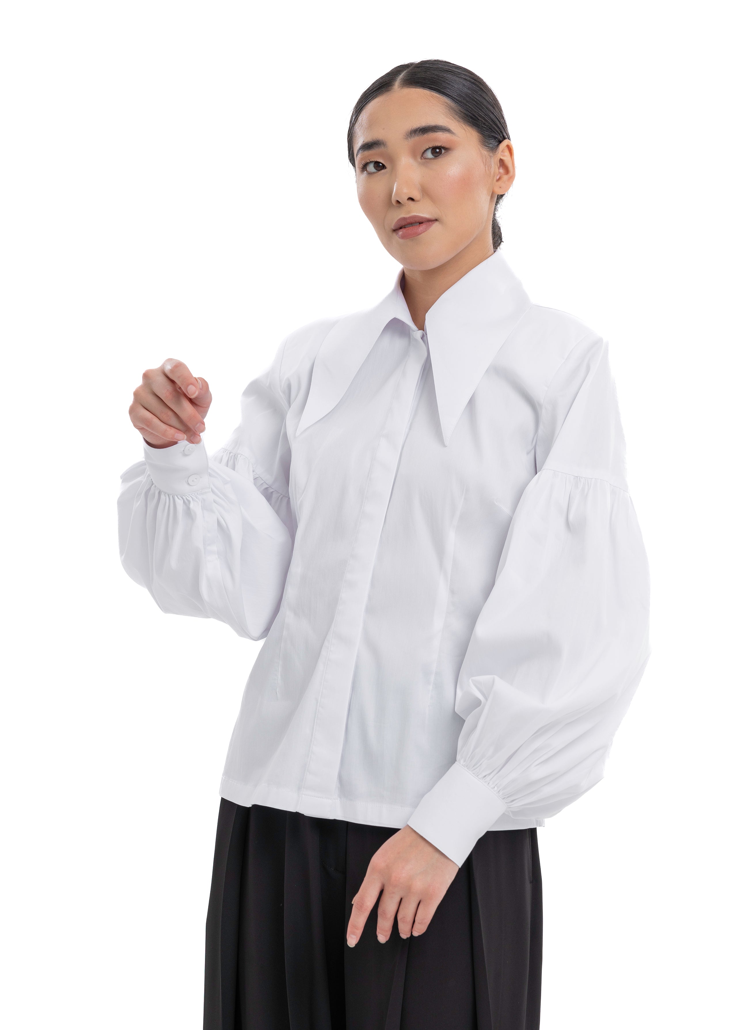 Iconic Long-Collar Shirt