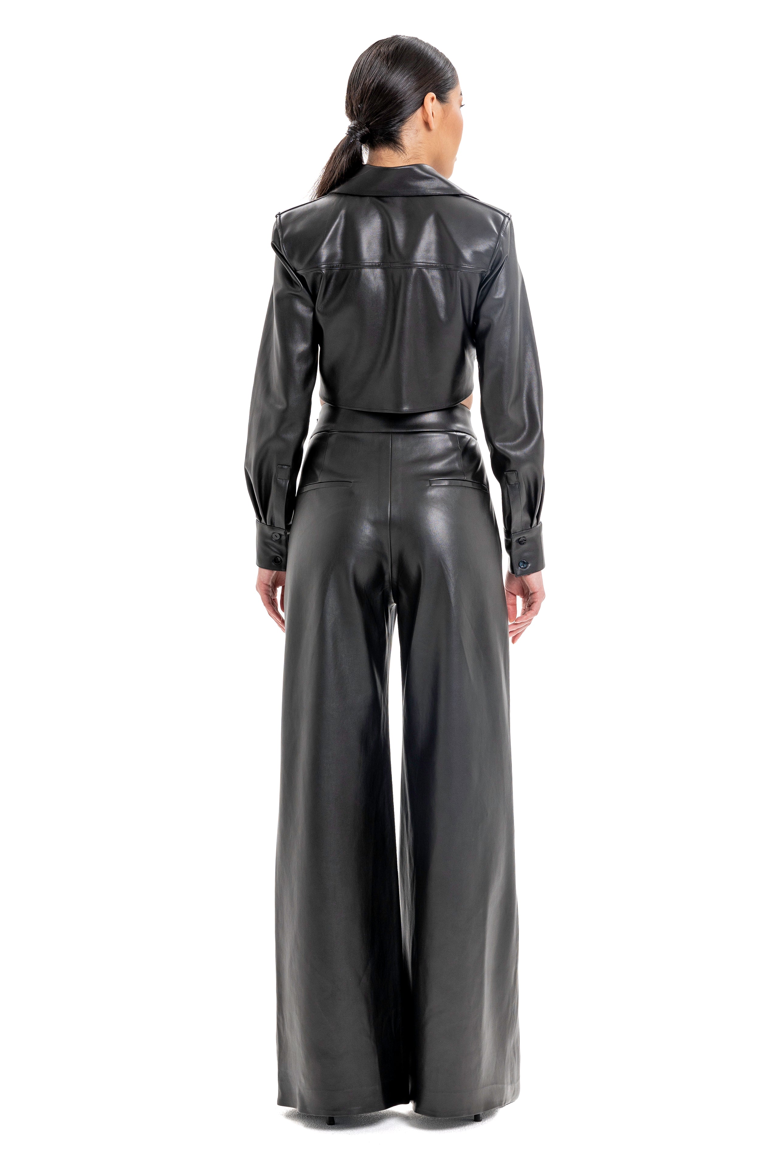 Lili Blanc's Iconic Vegan Leather Co-Ord