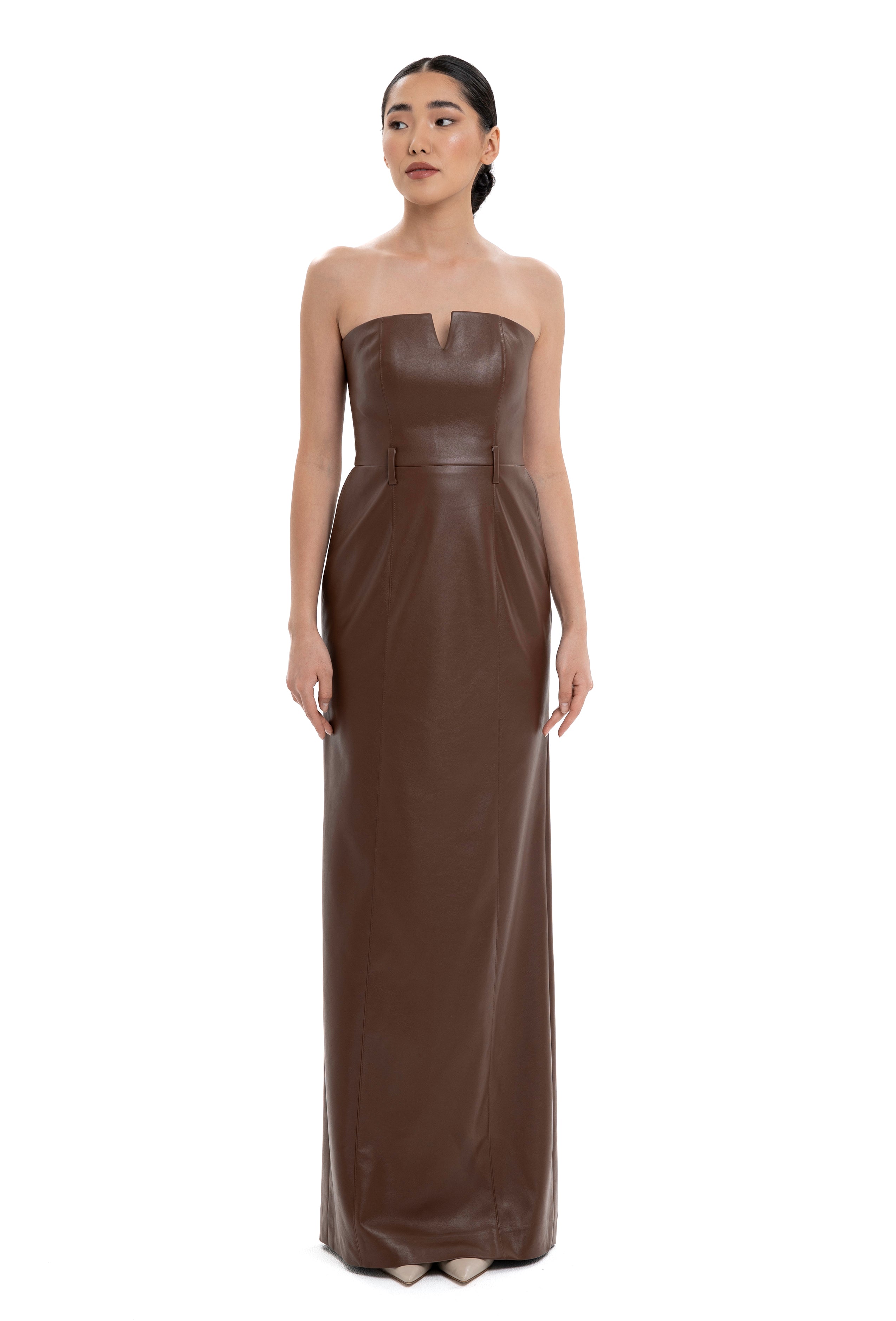 Lili Blanc's Vegan Leather Dress