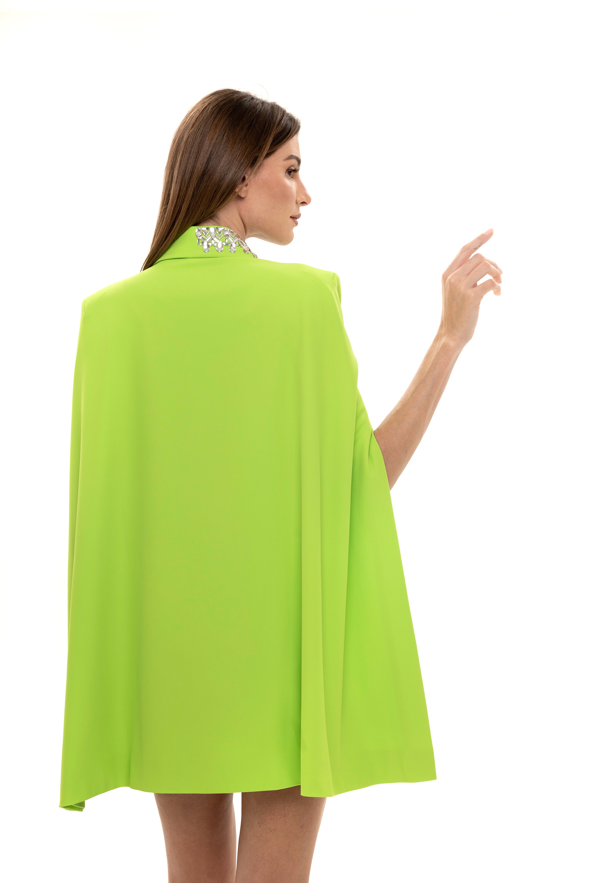 Lili Blanc's Iconic Crystal Cape