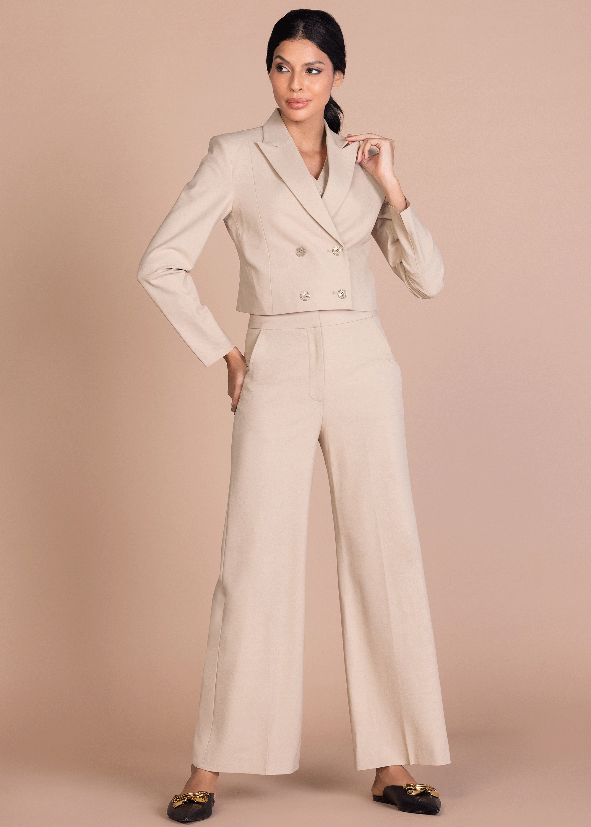 ELLEN CROPPED BLAZER (B2B)